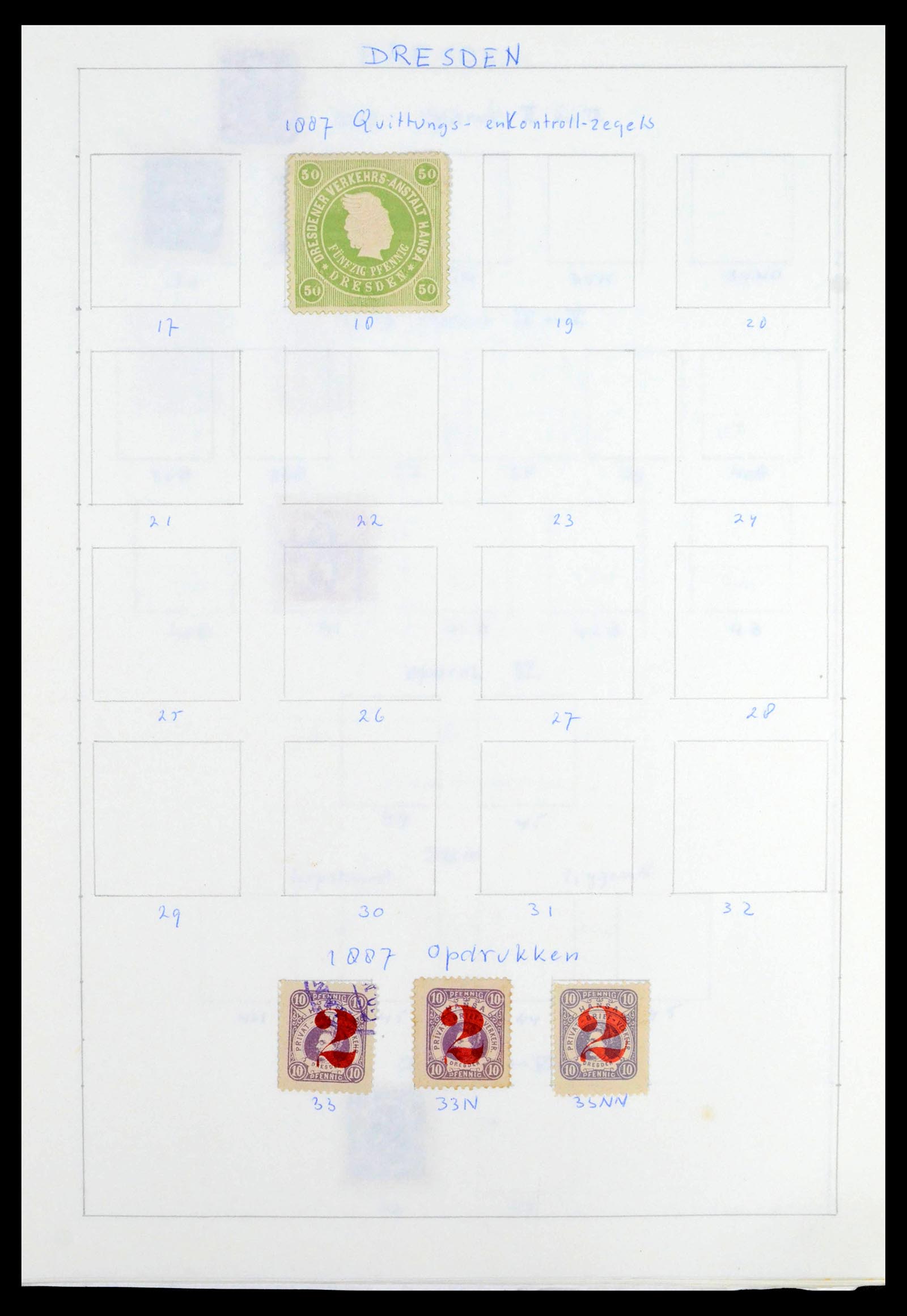 39425 0079 - Postzegelverzameling 39425 Duitsland stadspost 1880-1905.