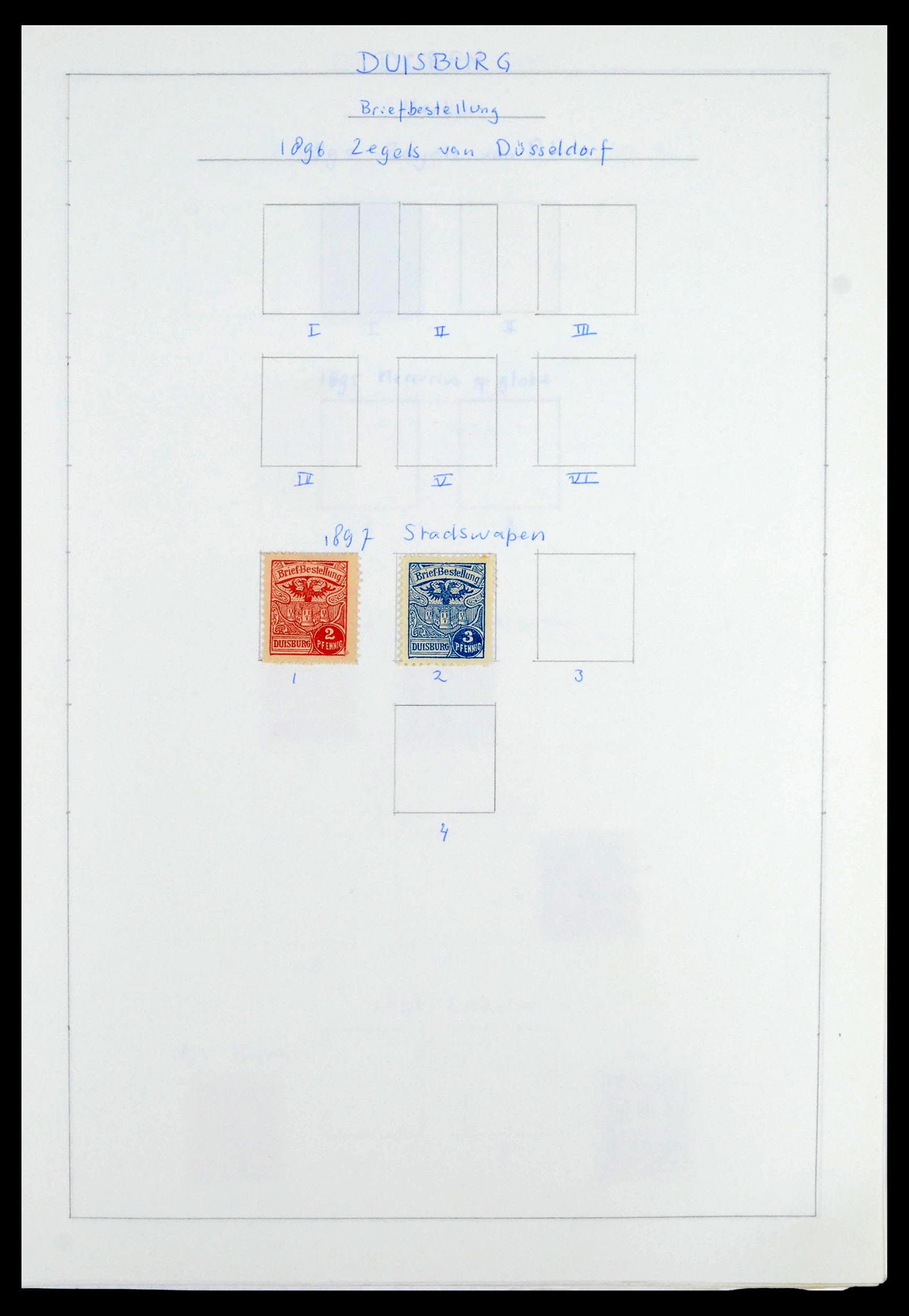 39425 0088 - Postzegelverzameling 39425 Duitsland stadspost 1880-1905.