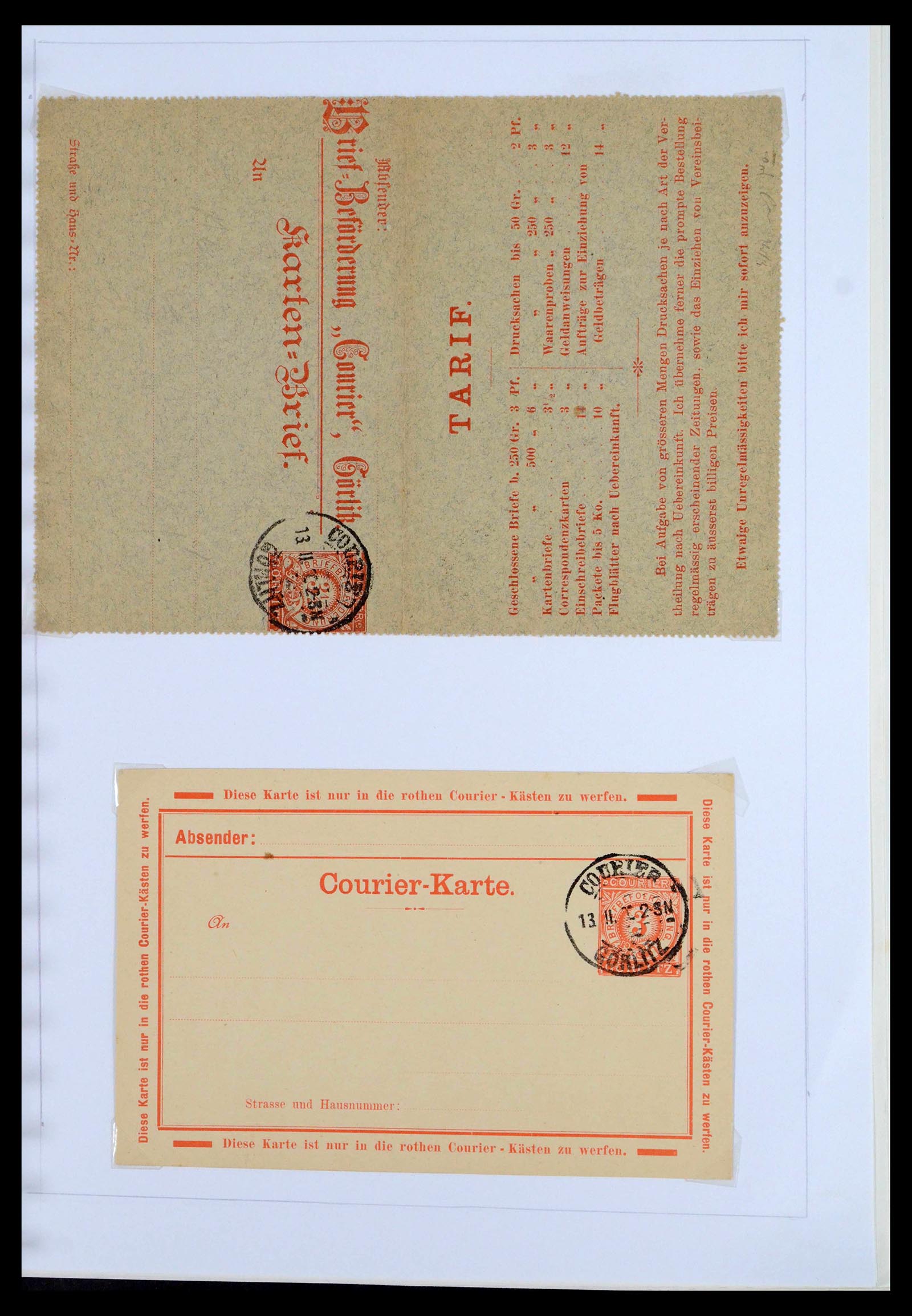 39425 0125 - Postzegelverzameling 39425 Duitsland stadspost 1880-1905.