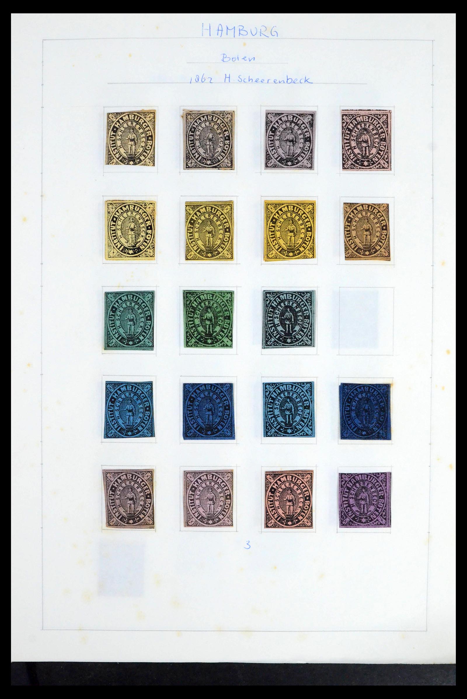 39425 0131 - Postzegelverzameling 39425 Duitsland stadspost 1880-1905.
