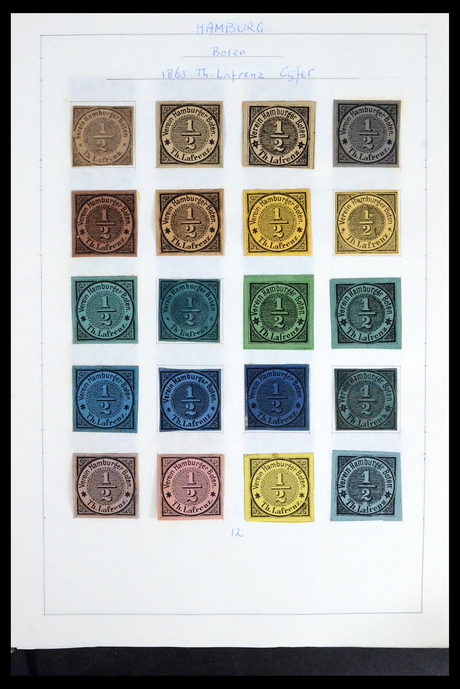 39425 0138 - Postzegelverzameling 39425 Duitsland stadspost 1880-1905.