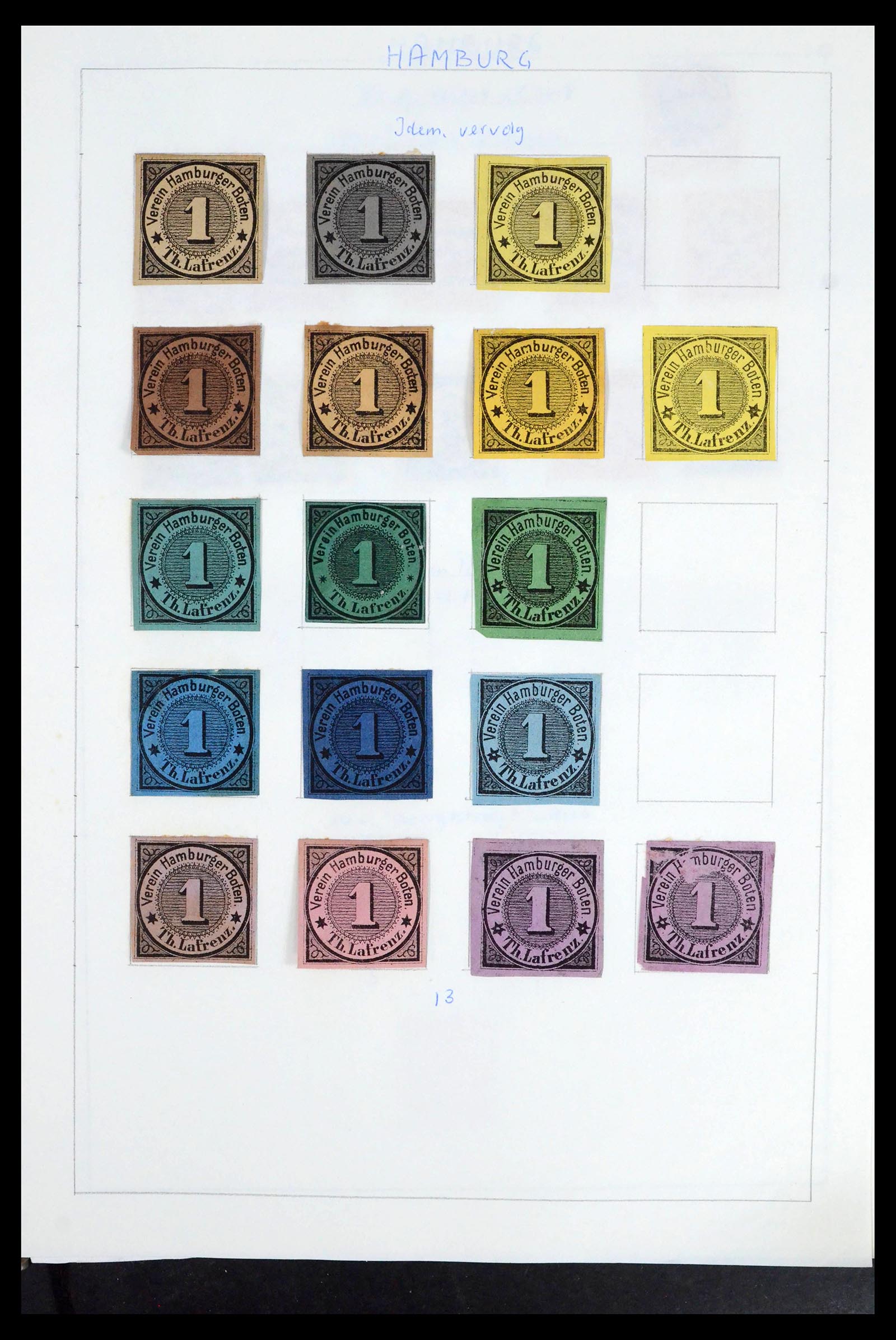 39425 0139 - Postzegelverzameling 39425 Duitsland stadspost 1880-1905.