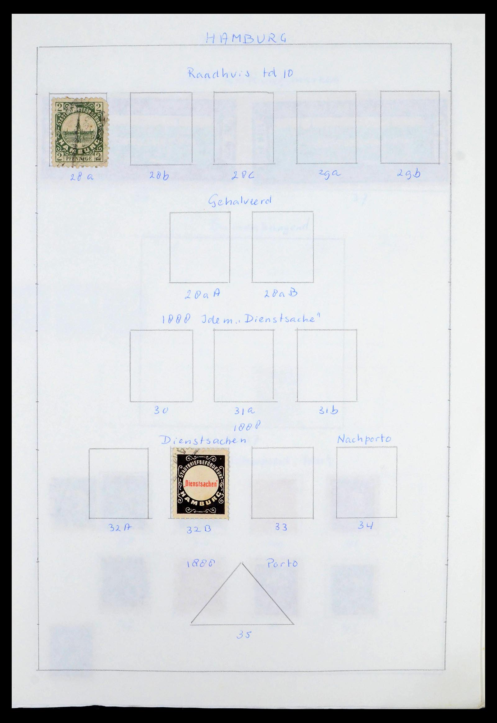 39425 0145 - Postzegelverzameling 39425 Duitsland stadspost 1880-1905.