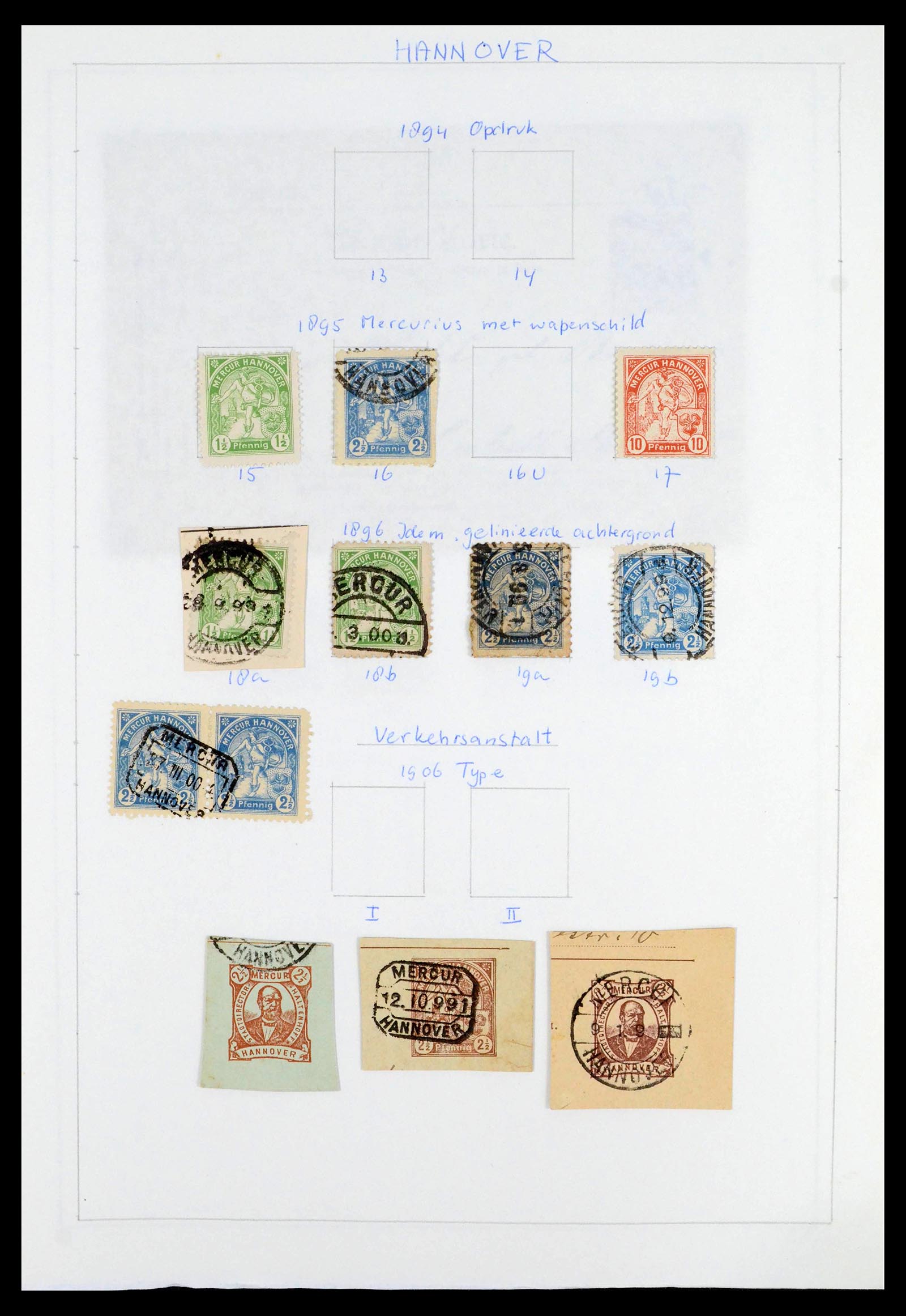 39425 0158 - Postzegelverzameling 39425 Duitsland stadspost 1880-1905.