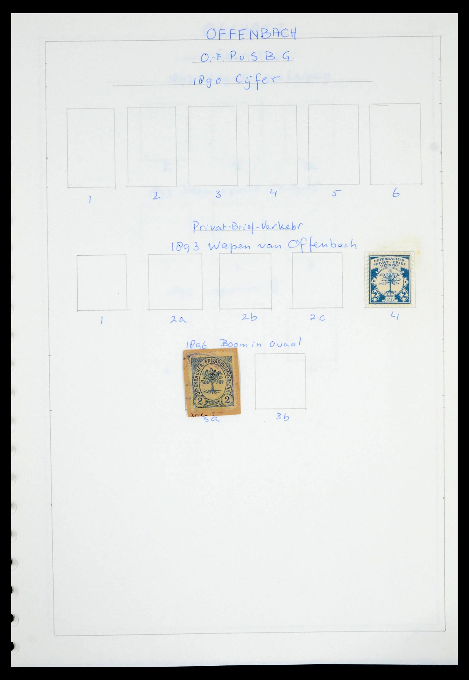 39425 0223 - Postzegelverzameling 39425 Duitsland stadspost 1880-1905.