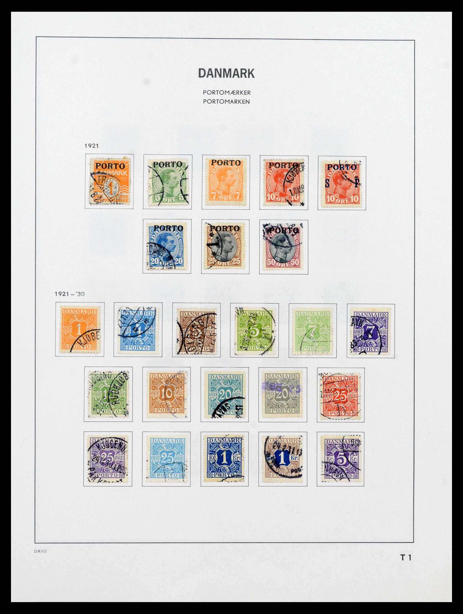 39428 0089 - Postzegelverzameling 39428 Denemarken 1851-2019.
