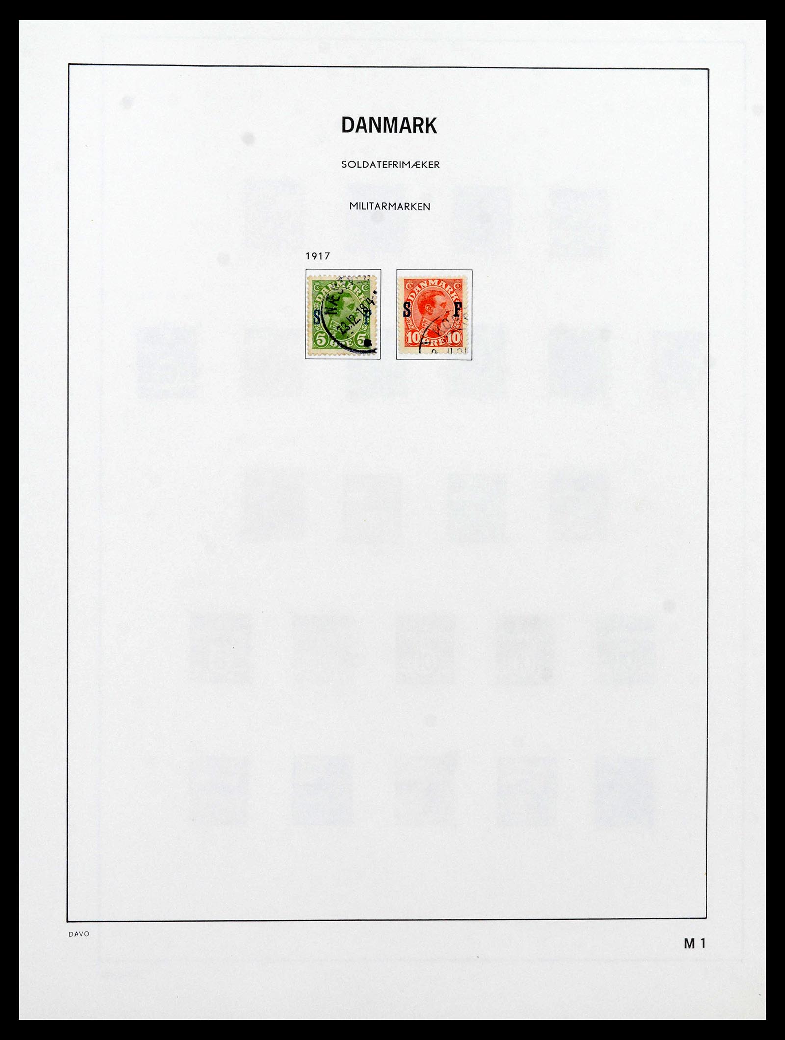 39428 0091 - Postzegelverzameling 39428 Denemarken 1851-2019.