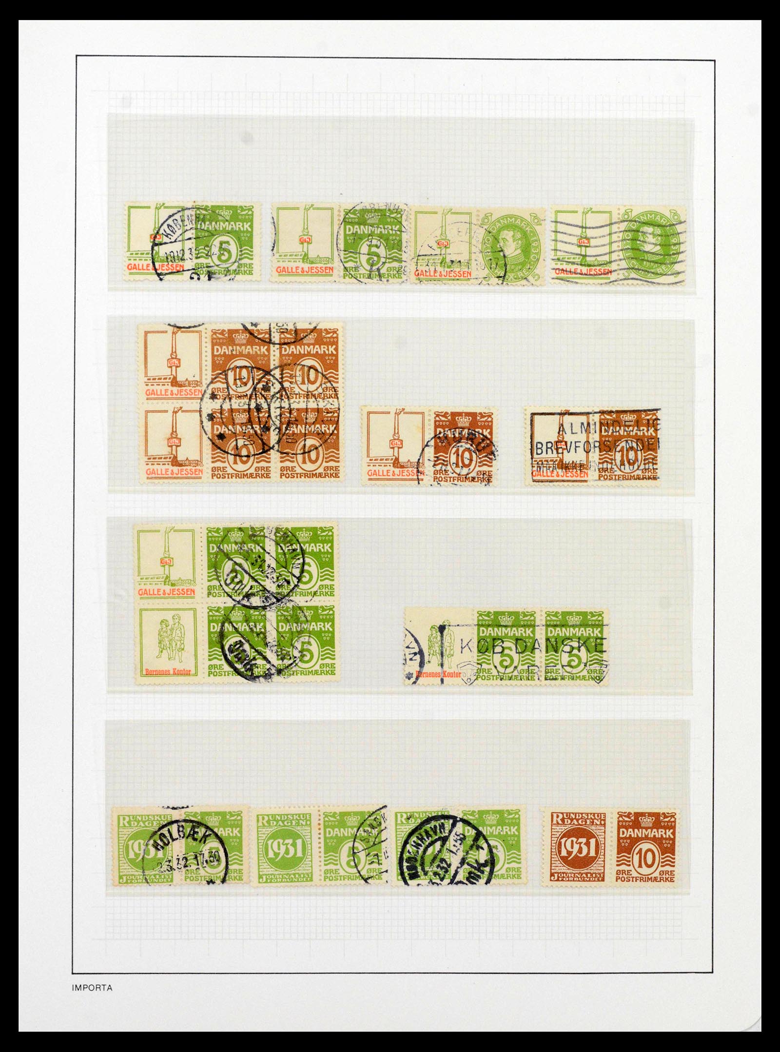 39428 0095 - Postzegelverzameling 39428 Denemarken 1851-2019.