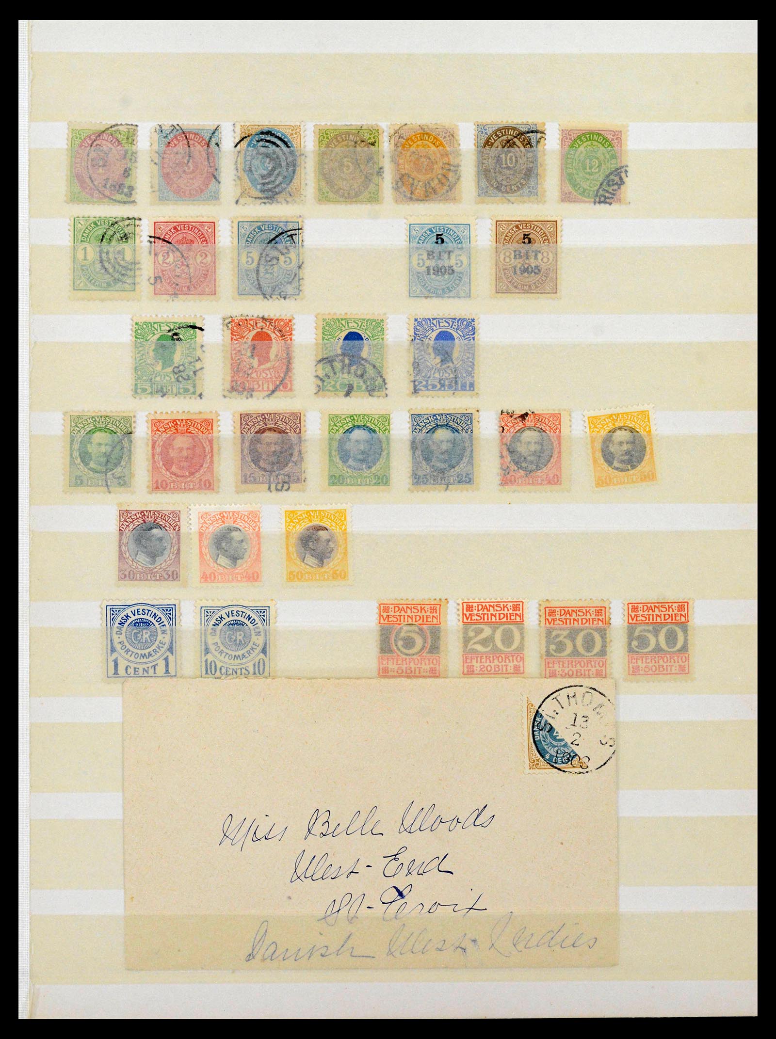 39428 0098 - Postzegelverzameling 39428 Denemarken 1851-2019.