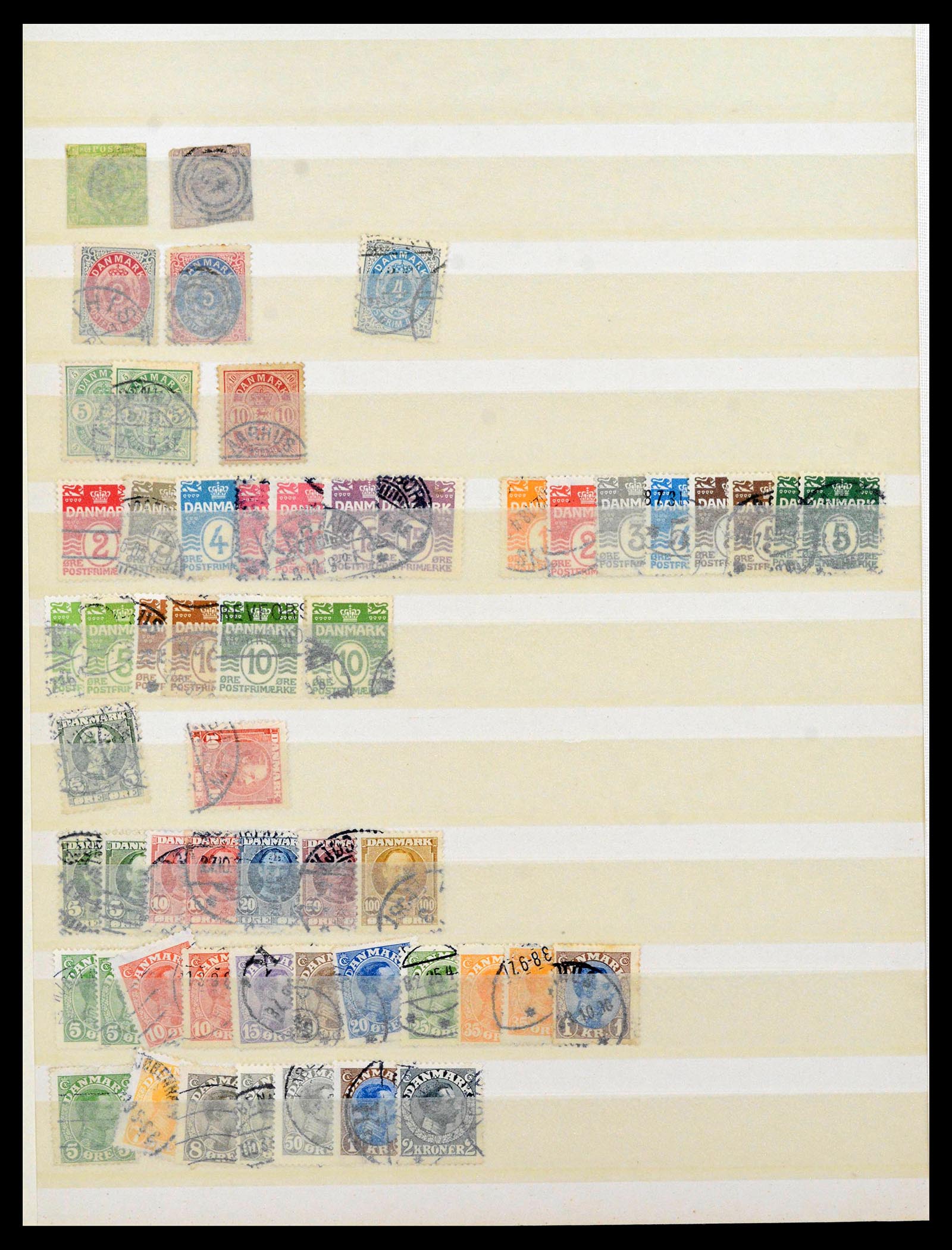 39428 0099 - Postzegelverzameling 39428 Denemarken 1851-2019.