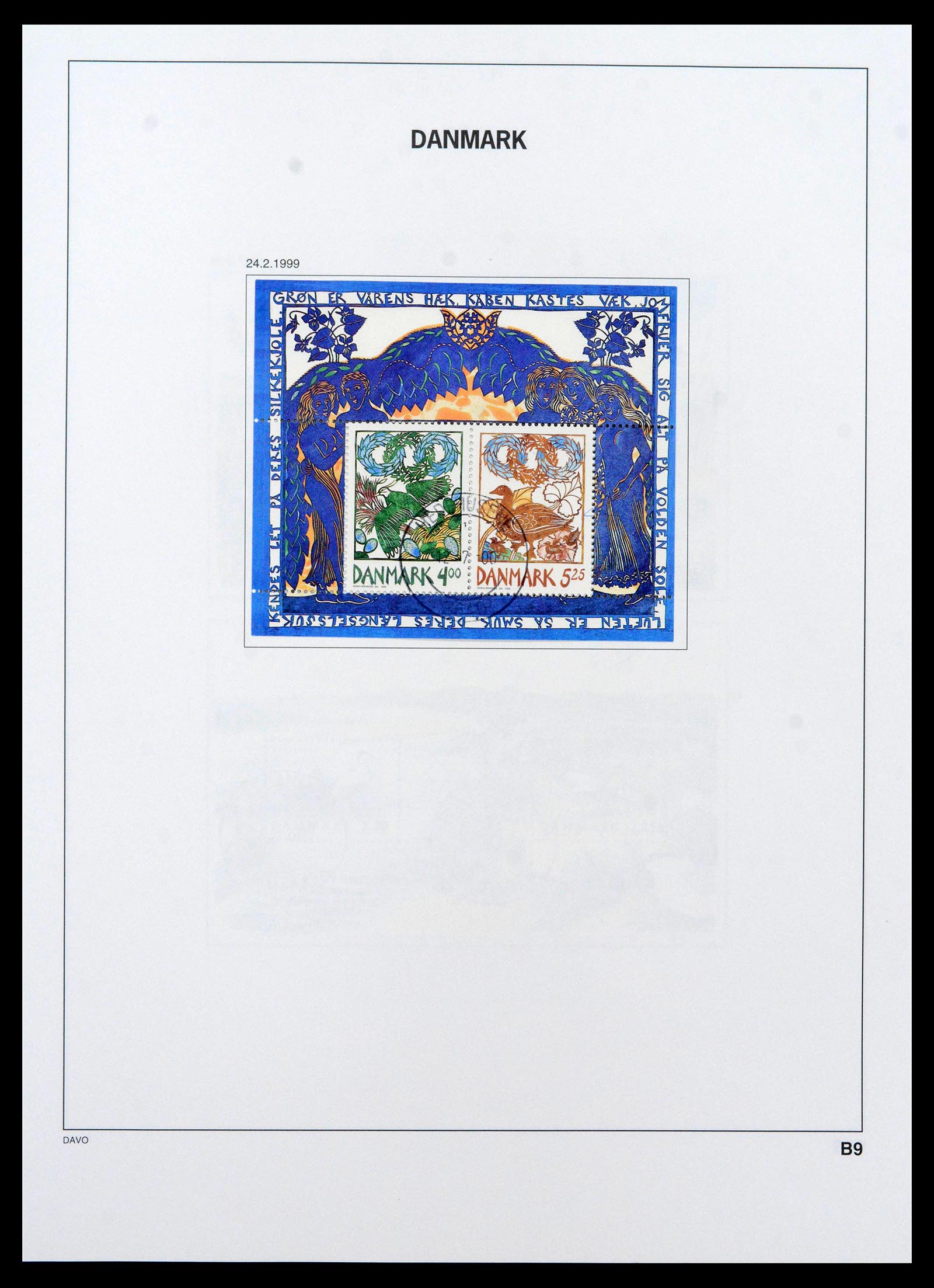 39428 0117 - Postzegelverzameling 39428 Denemarken 1851-2019.