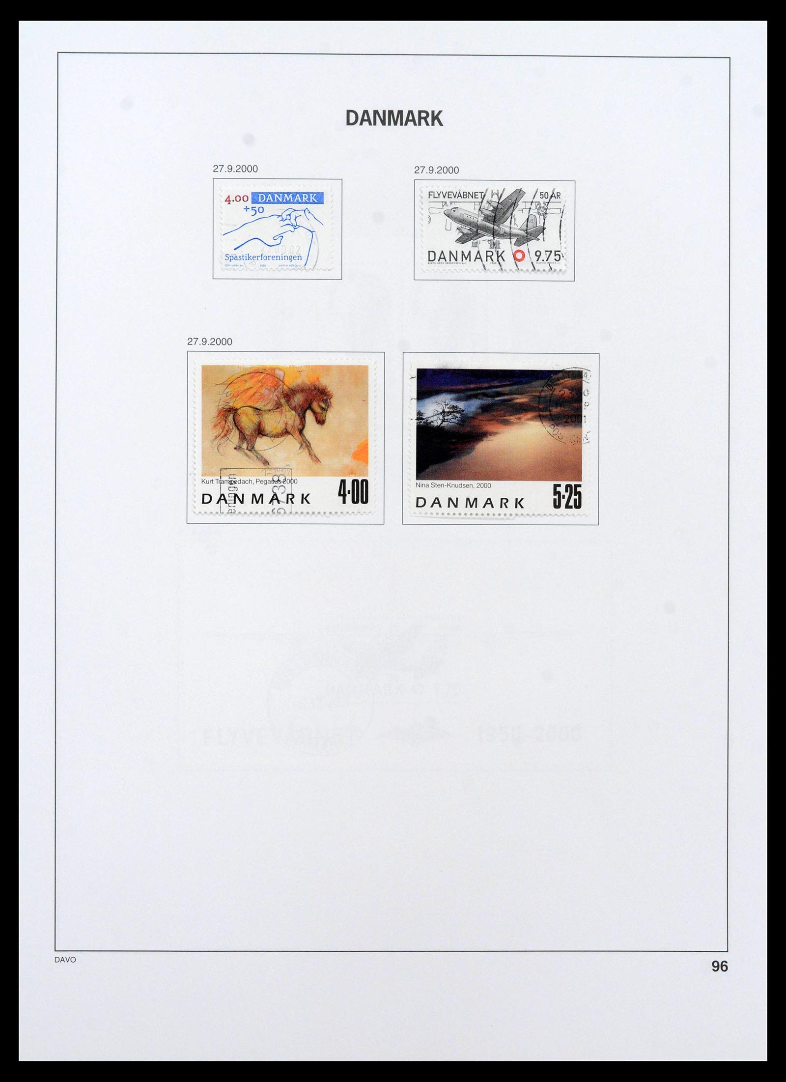 39428 0121 - Postzegelverzameling 39428 Denemarken 1851-2019.