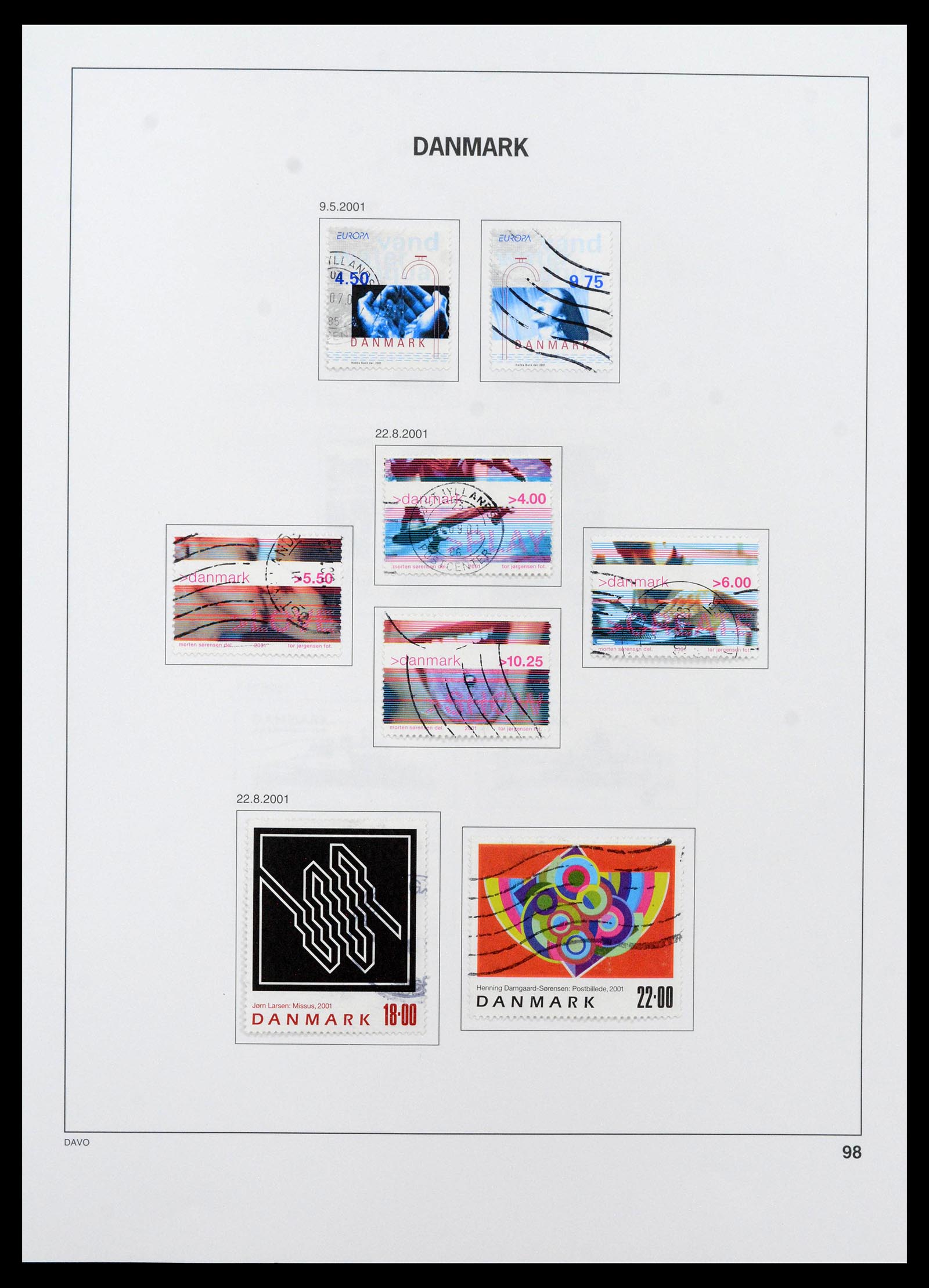 39428 0125 - Postzegelverzameling 39428 Denemarken 1851-2019.