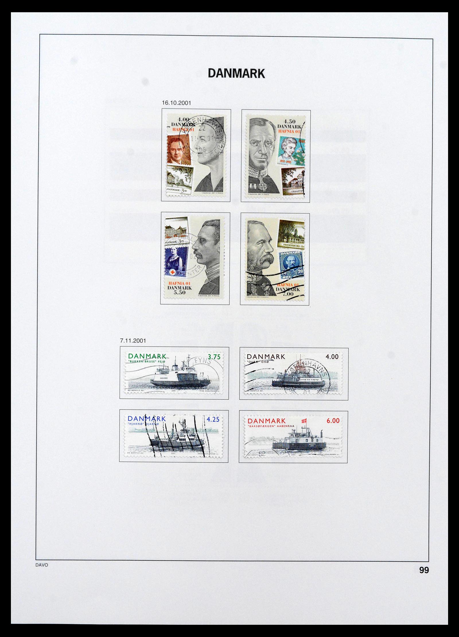39428 0126 - Postzegelverzameling 39428 Denemarken 1851-2019.