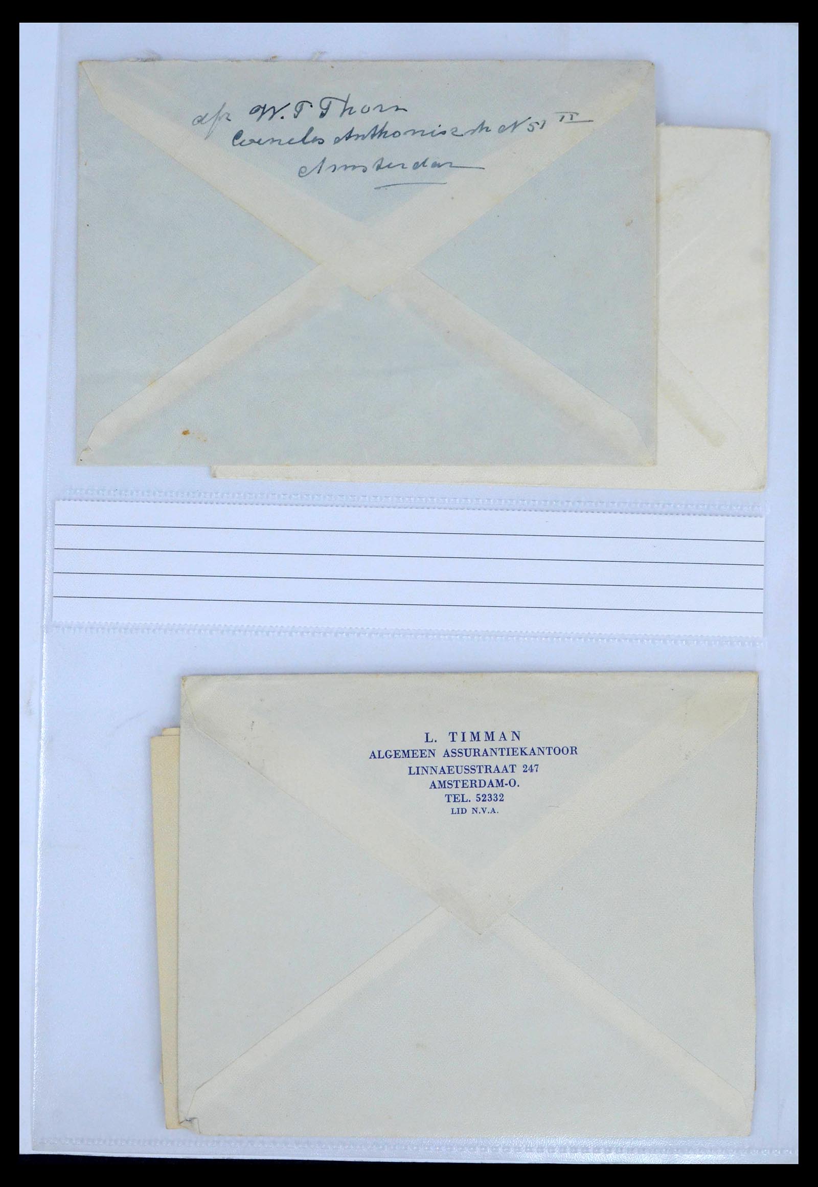 39429 0096 - Postzegelverzameling 39429 Nederland brieven 1821-1955.