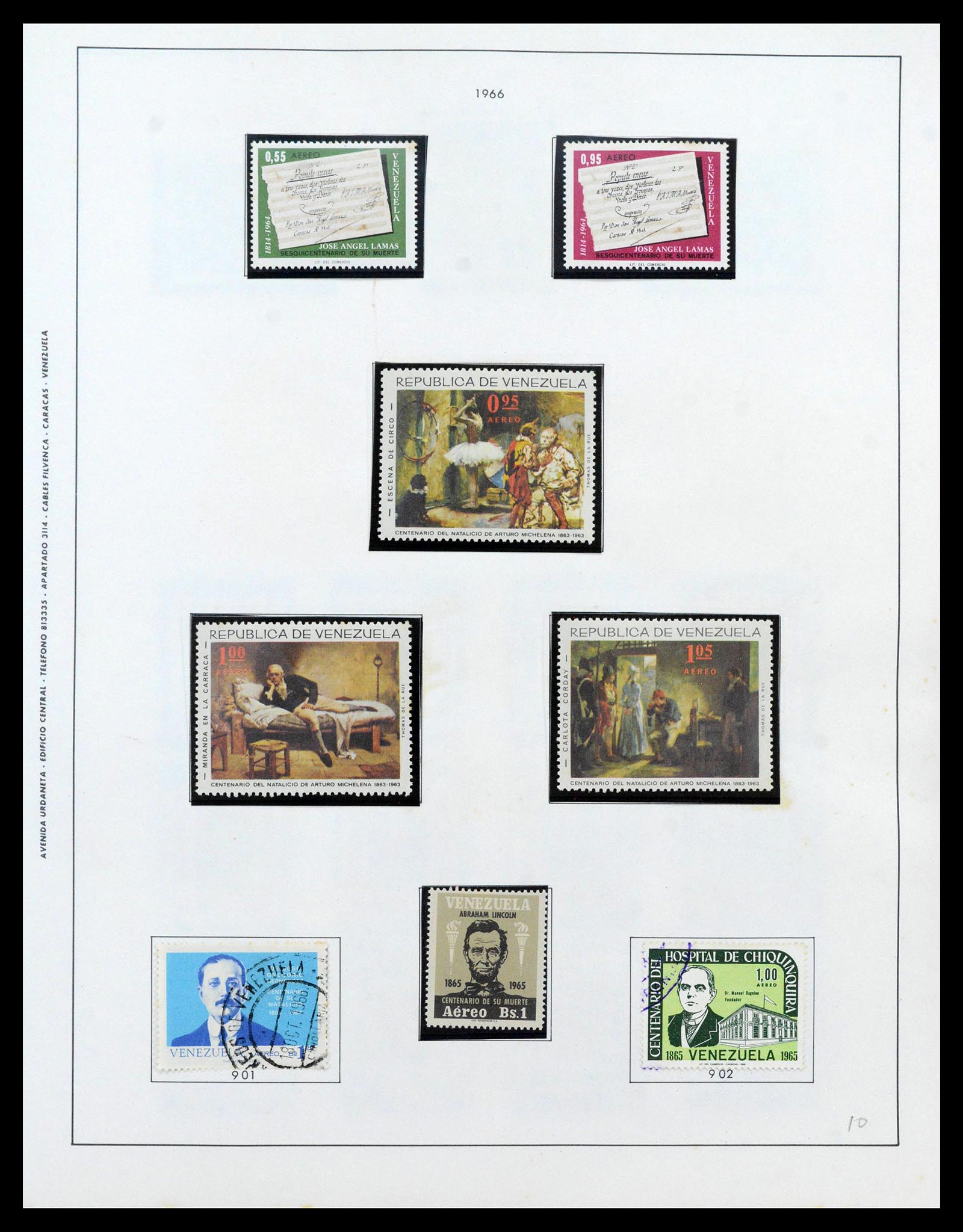 39436 0061 - Stamp collection 39436 Venezuela 1859-1985.