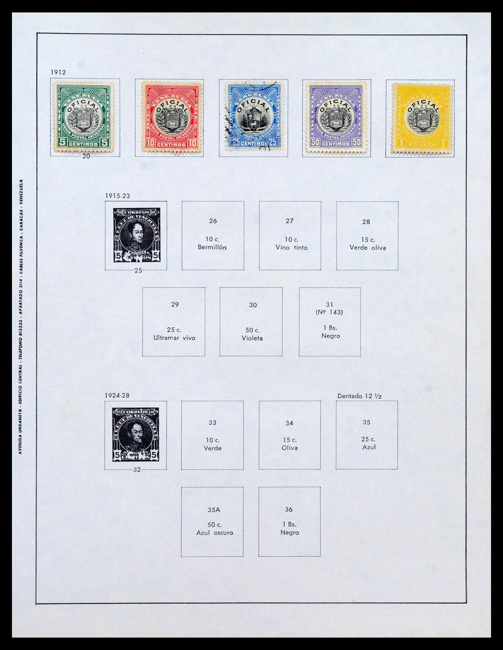 39436 0096 - Stamp collection 39436 Venezuela 1859-1985.