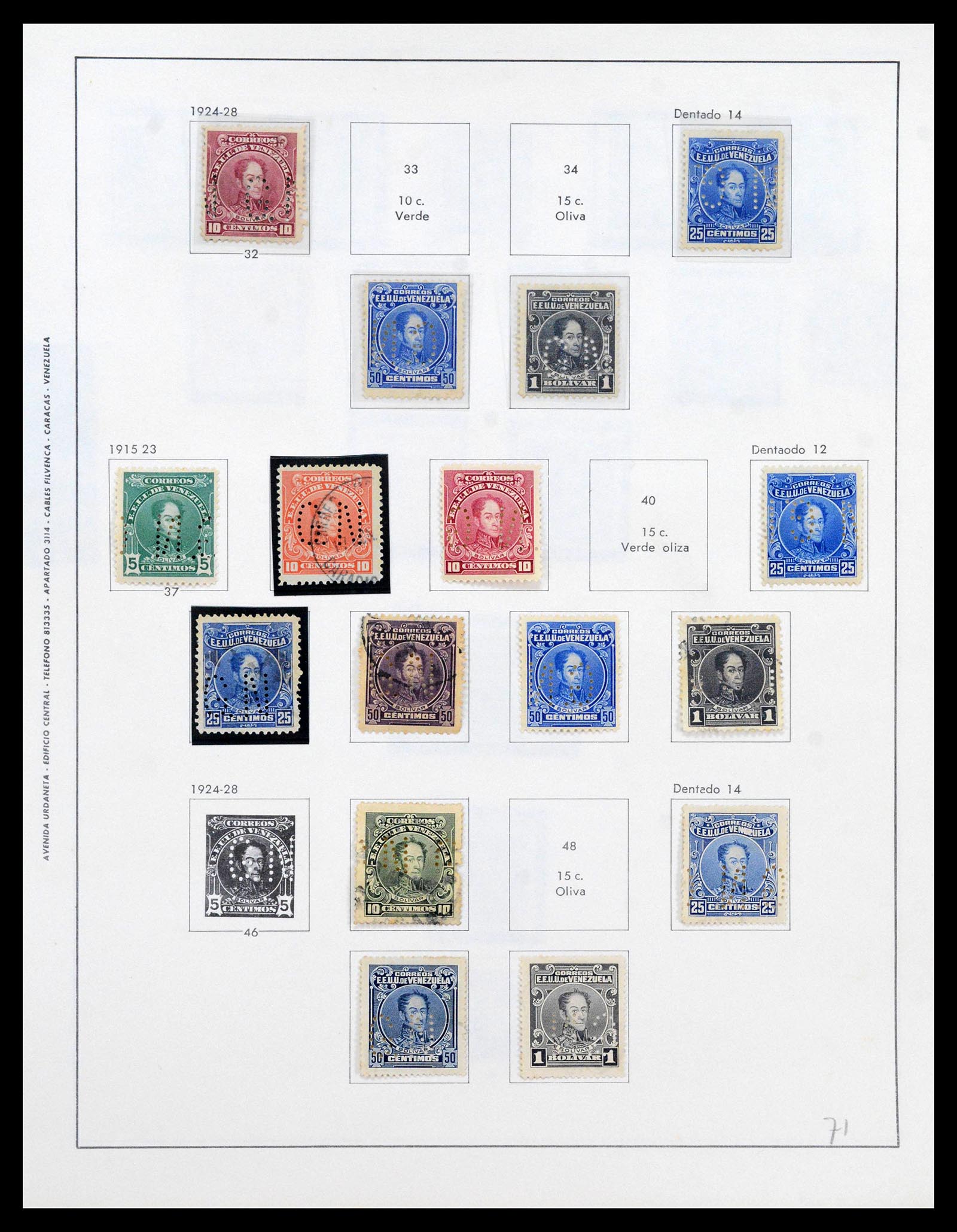 39436 0097 - Stamp collection 39436 Venezuela 1859-1985.