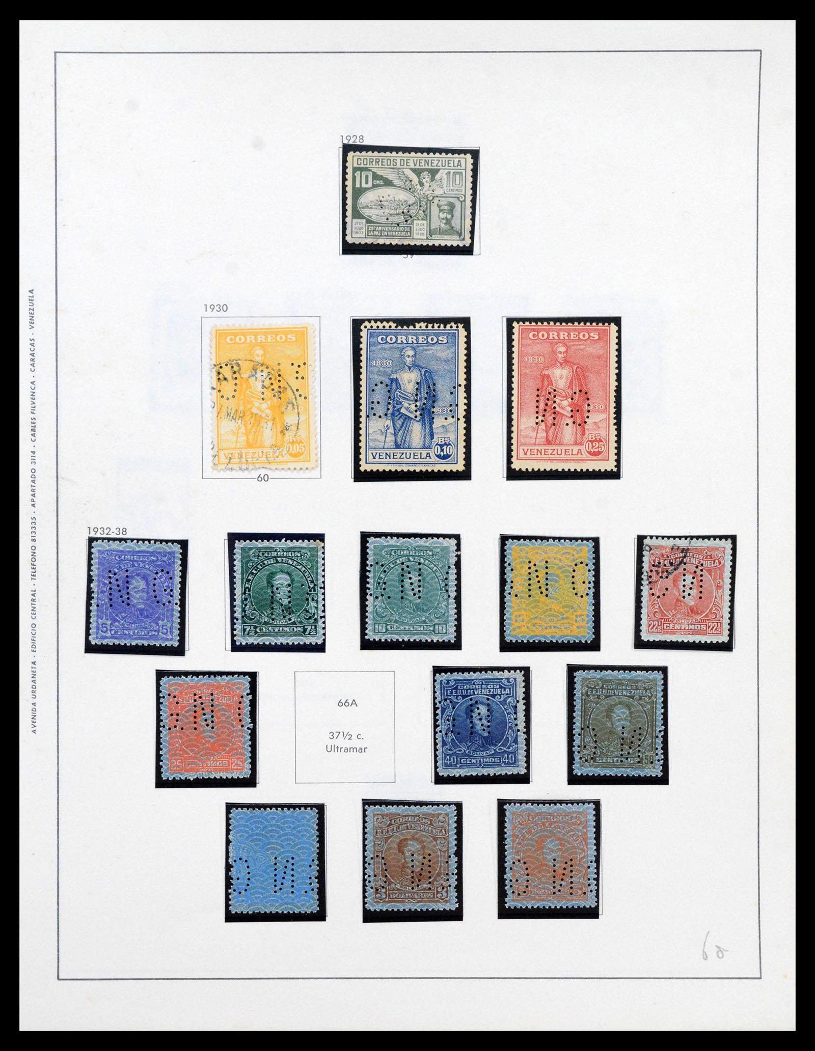 39436 0099 - Stamp collection 39436 Venezuela 1859-1985.