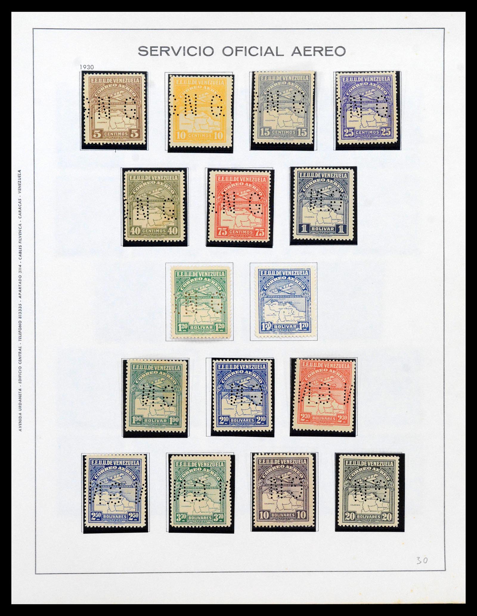 39436 0104 - Stamp collection 39436 Venezuela 1859-1985.