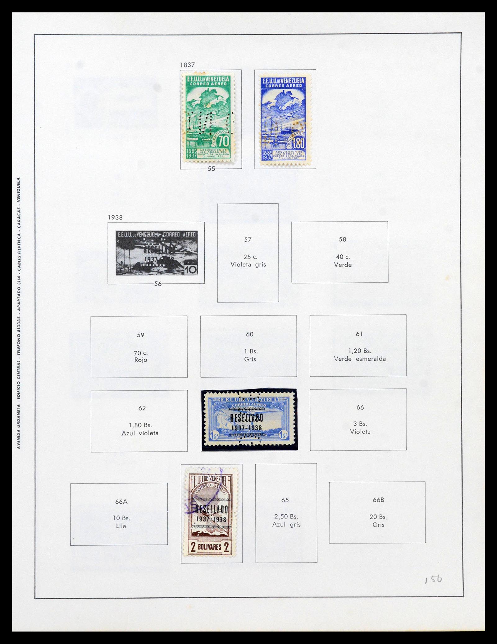 39436 0107 - Stamp collection 39436 Venezuela 1859-1985.