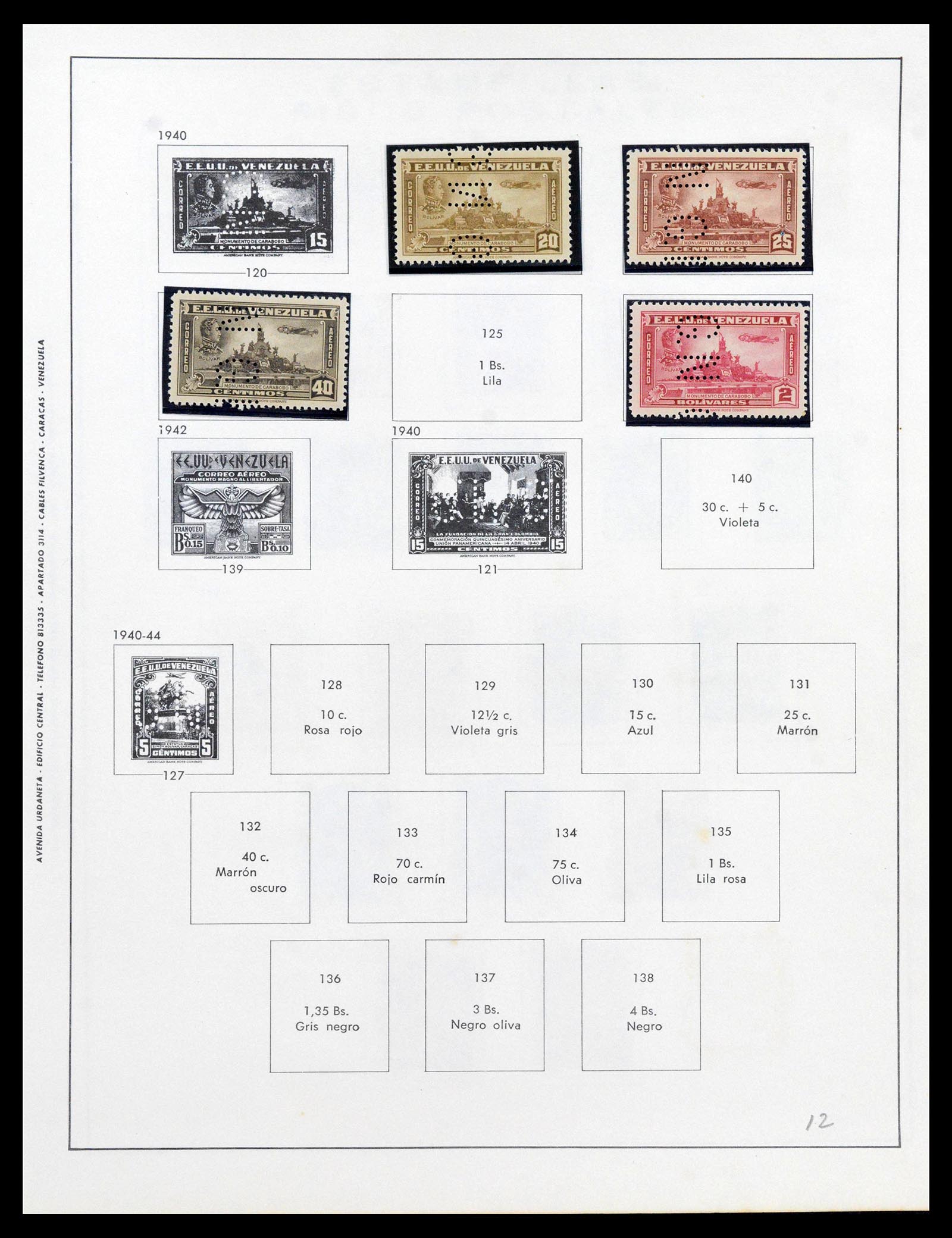 39436 0111 - Stamp collection 39436 Venezuela 1859-1985.