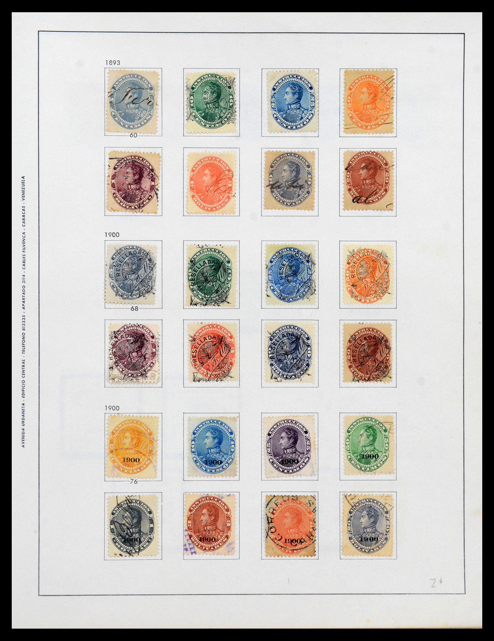 39436 0115 - Stamp collection 39436 Venezuela 1859-1985.