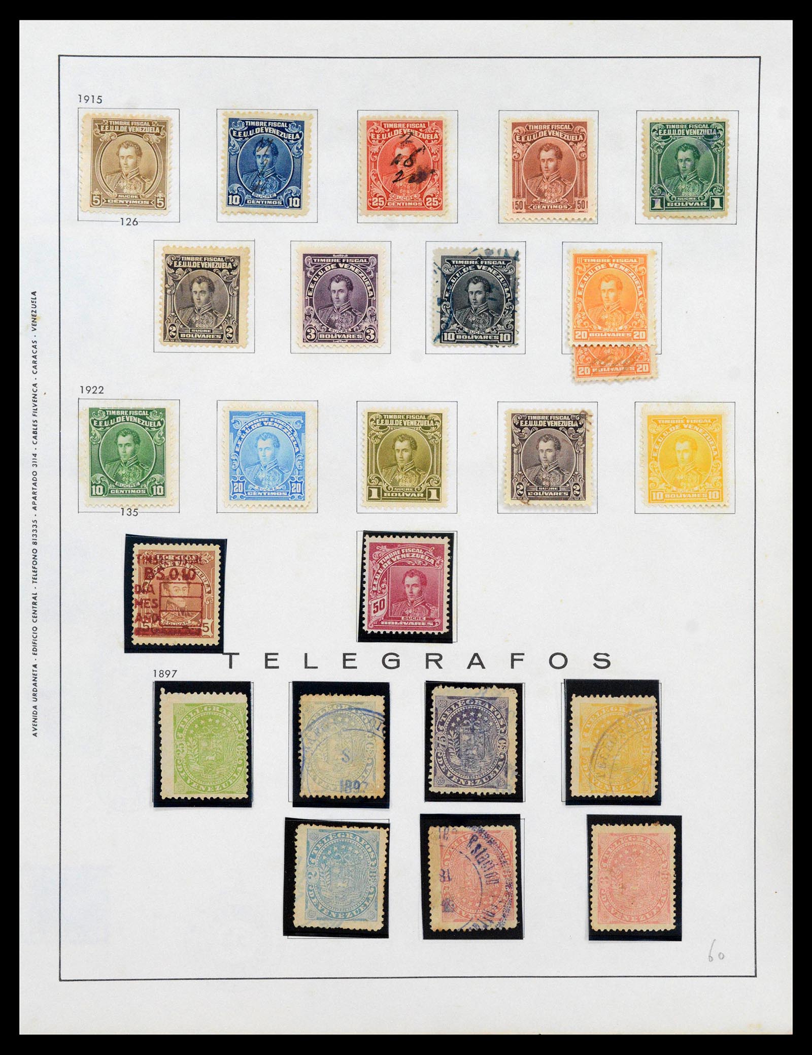 39436 0119 - Stamp collection 39436 Venezuela 1859-1985.