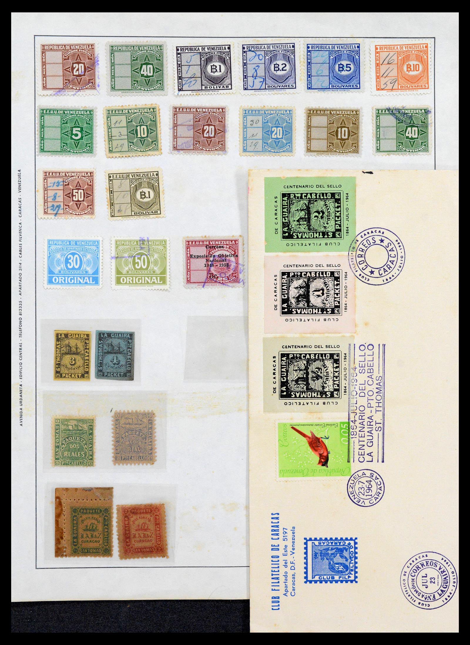 39436 0120 - Stamp collection 39436 Venezuela 1859-1985.