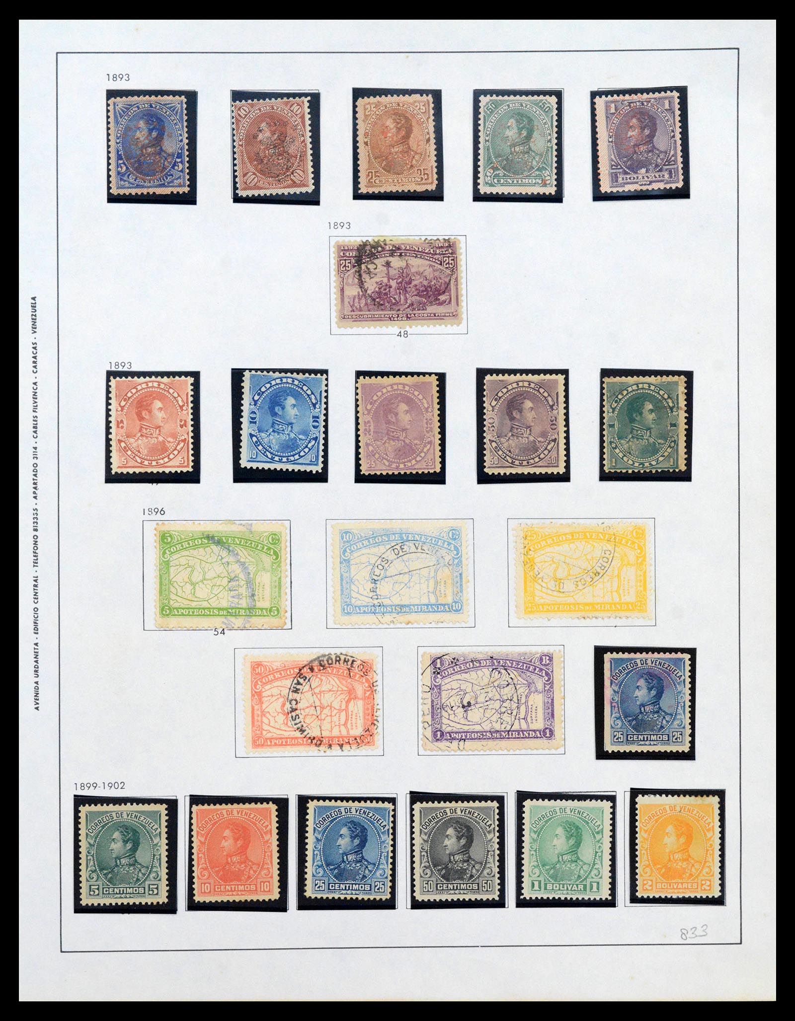 39436 0126 - Stamp collection 39436 Venezuela 1859-1985.