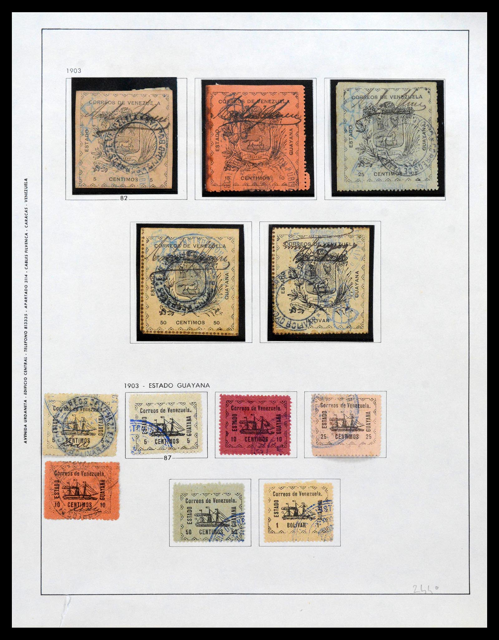 39436 0130 - Stamp collection 39436 Venezuela 1859-1985.