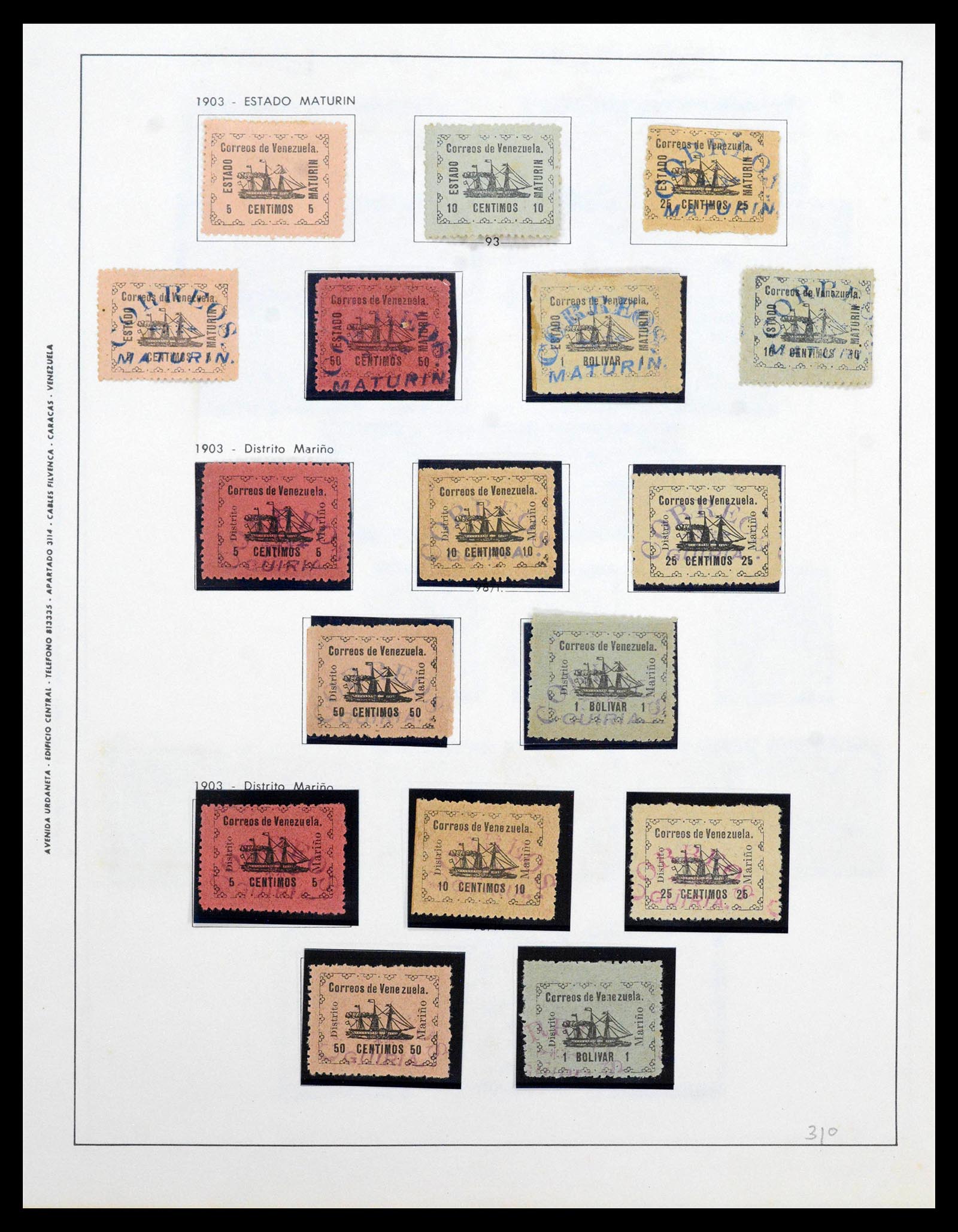 39436 0132 - Stamp collection 39436 Venezuela 1859-1985.