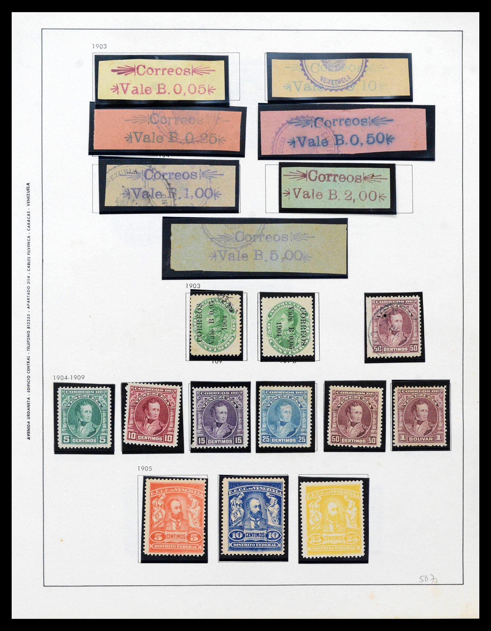 39436 0133 - Stamp collection 39436 Venezuela 1859-1985.