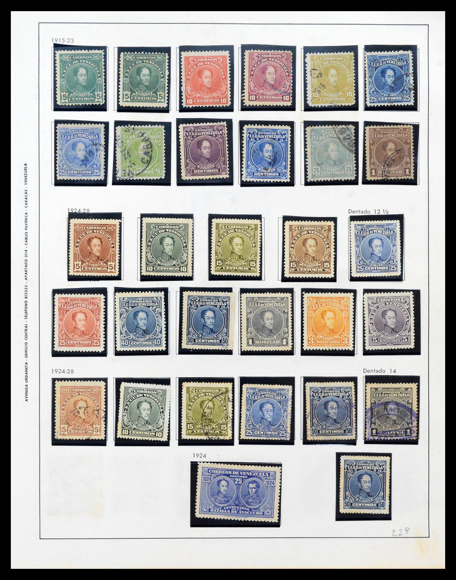 39436 0136 - Stamp collection 39436 Venezuela 1859-1985.