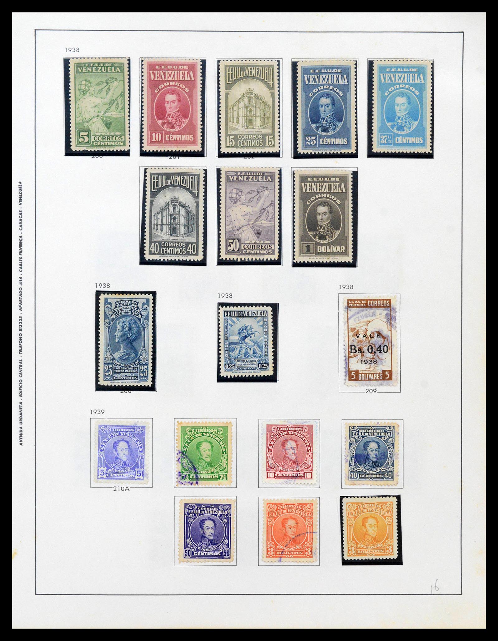 39436 0140 - Stamp collection 39436 Venezuela 1859-1985.