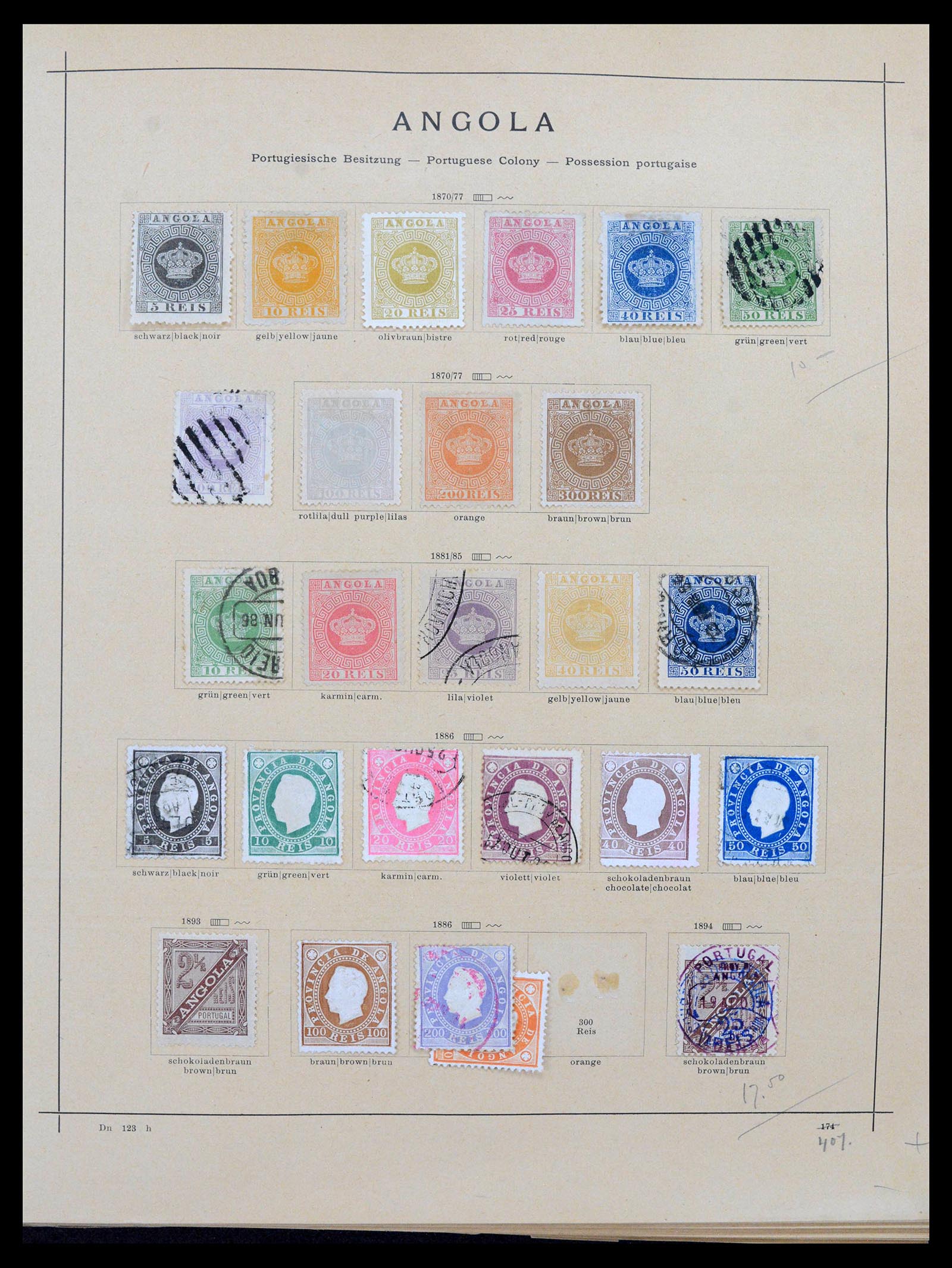 39438 0001 - Stamp collection 39438 Portuguese collonies 1870-1939.