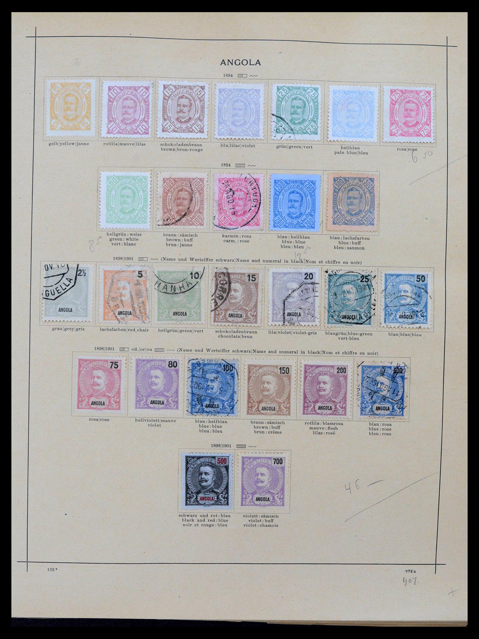 39438 0002 - Stamp collection 39438 Portuguese collonies 1870-1939.