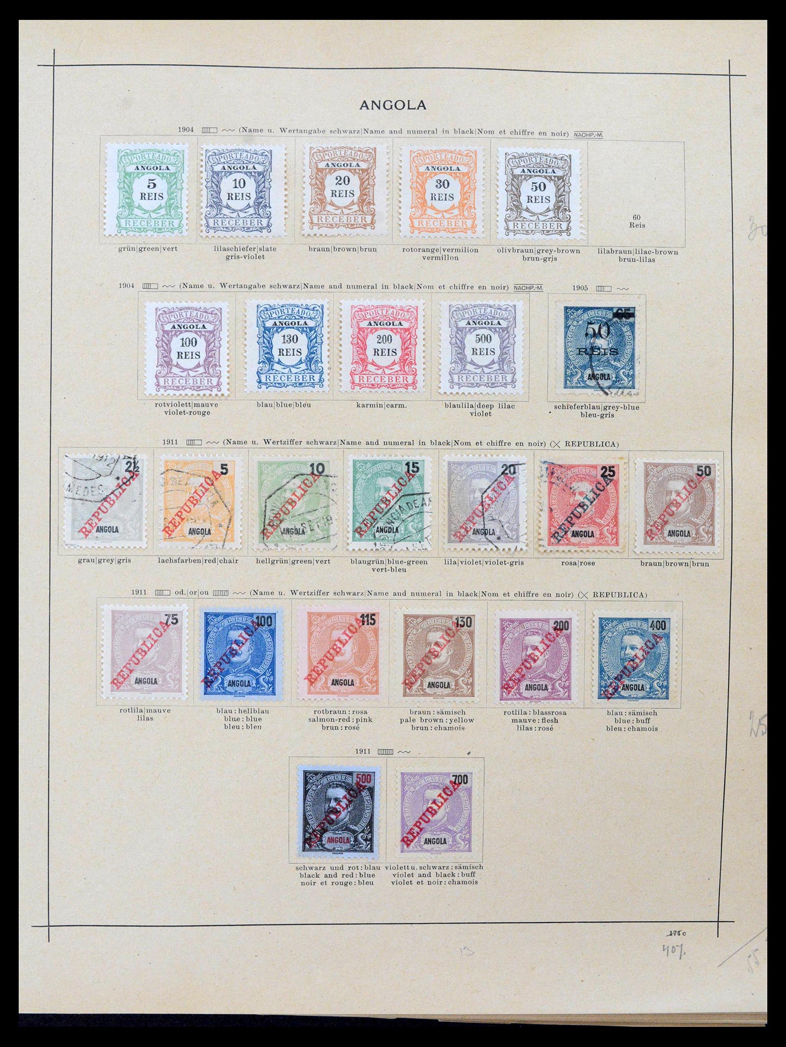 39438 0004 - Stamp collection 39438 Portuguese collonies 1870-1939.