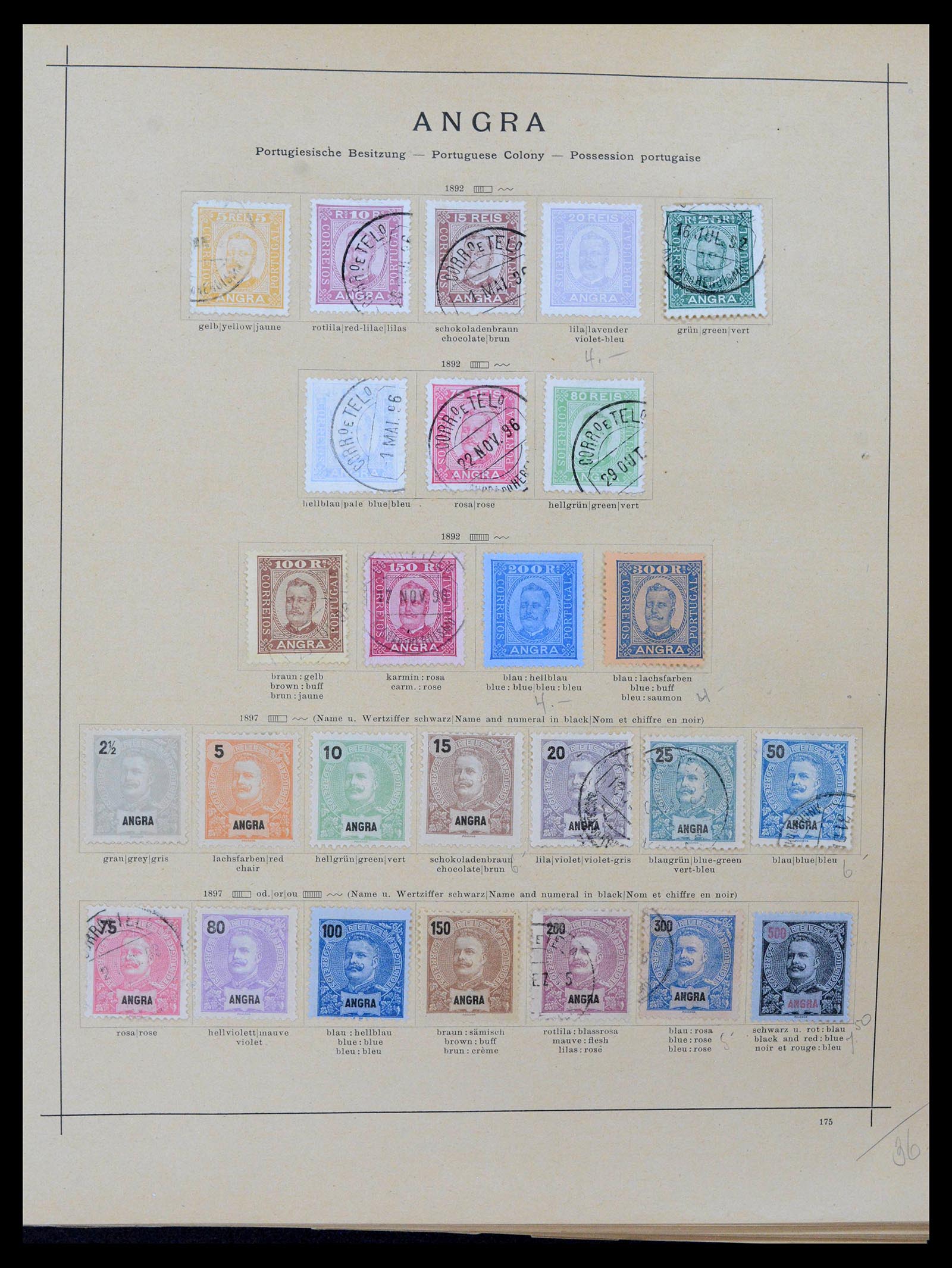 39438 0010 - Stamp collection 39438 Portuguese collonies 1870-1939.