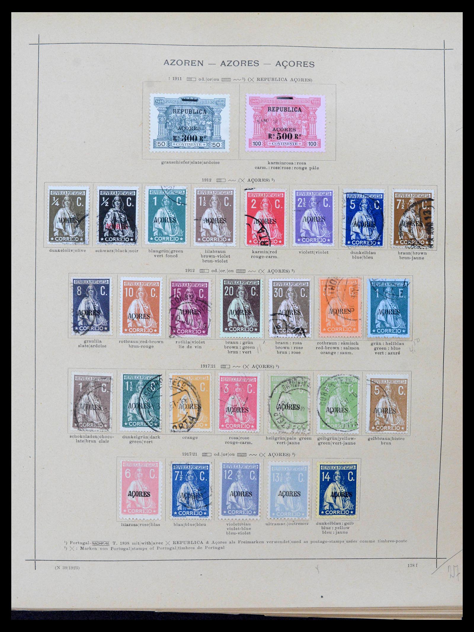 39438 0018 - Stamp collection 39438 Portuguese collonies 1870-1939.