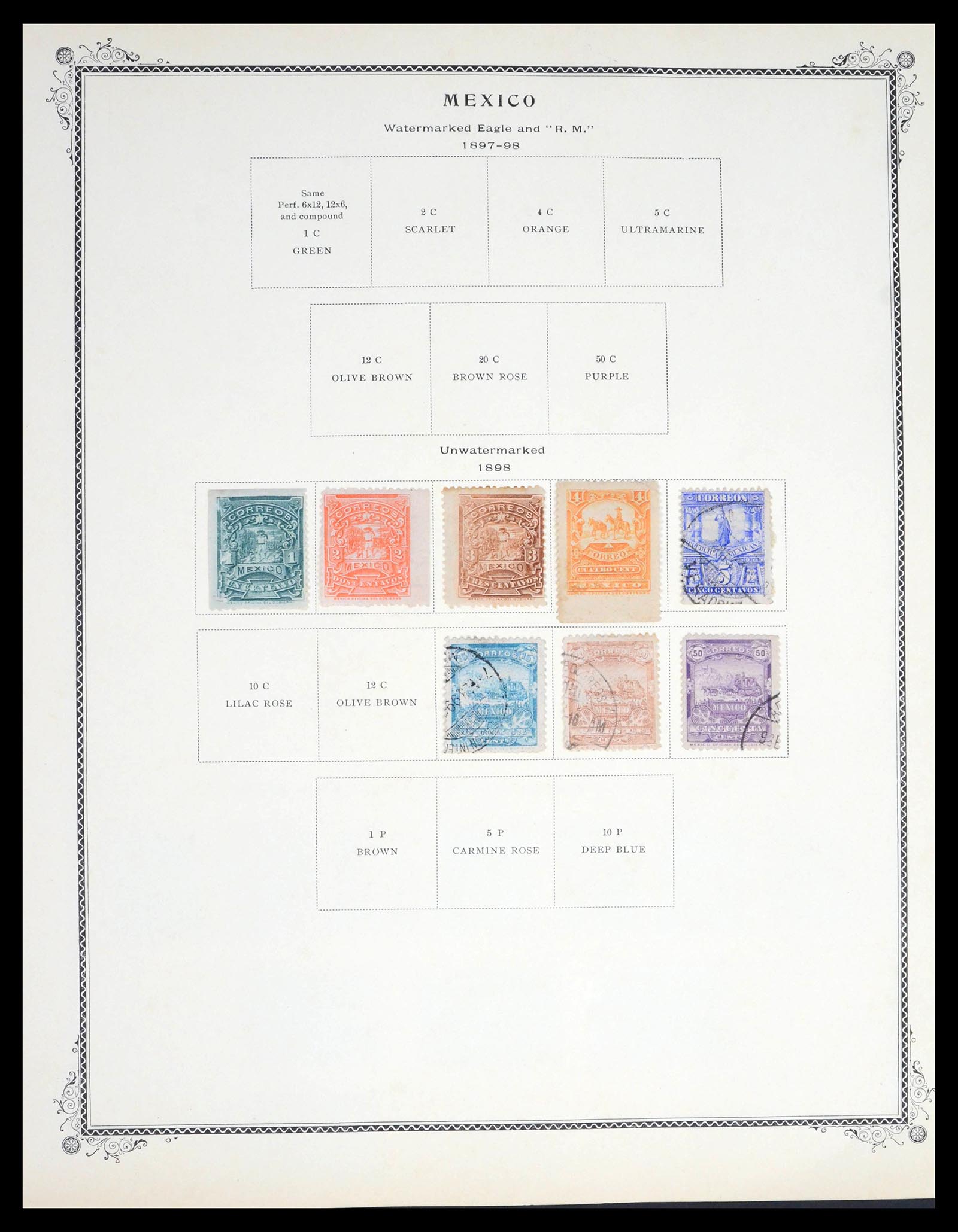 39439 0012 - Stamp collection 39439 Mexico 1856-1950.