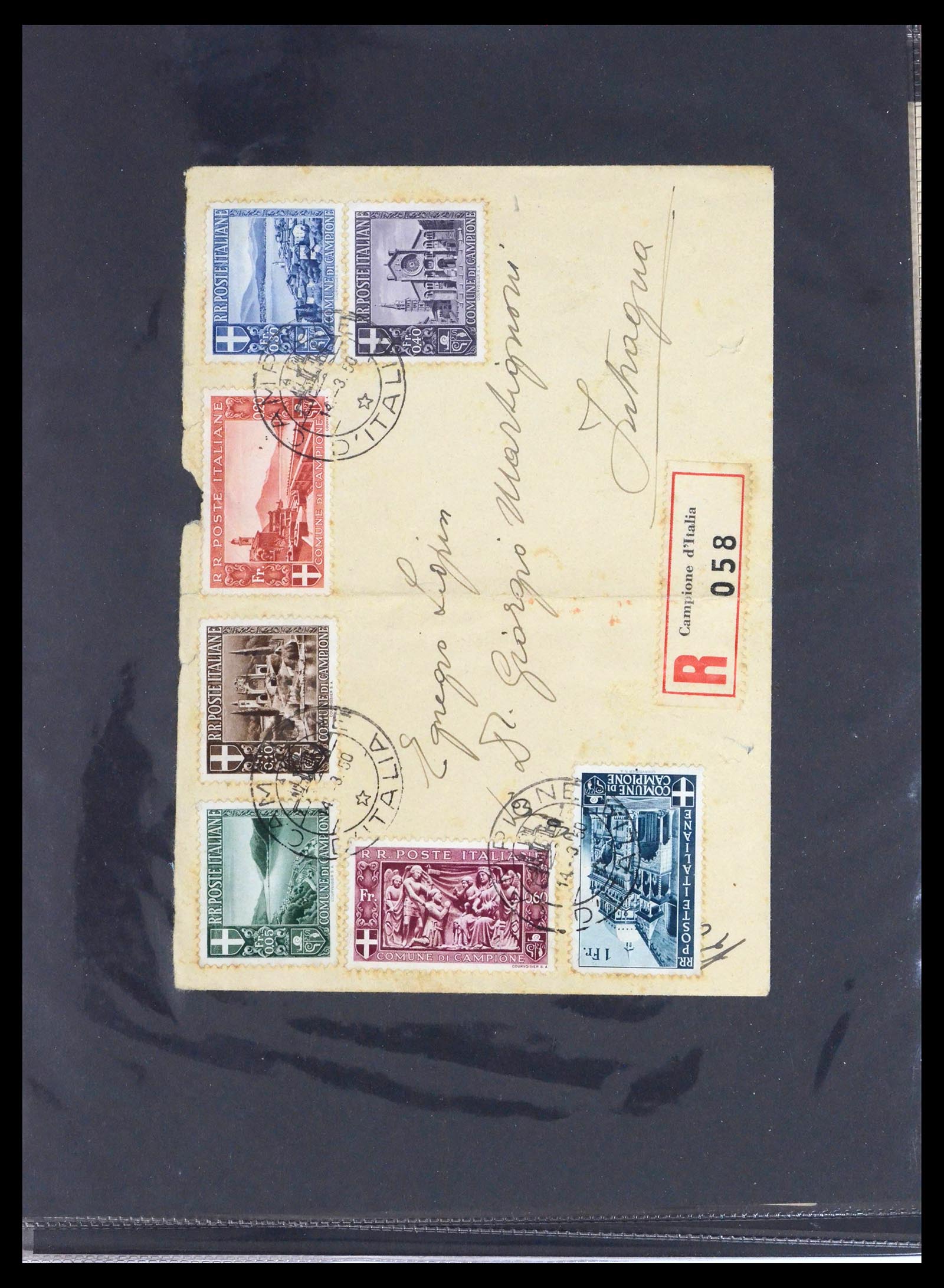 39441 0004 - Stamp collection 39441 Switzerland covers from 1870.