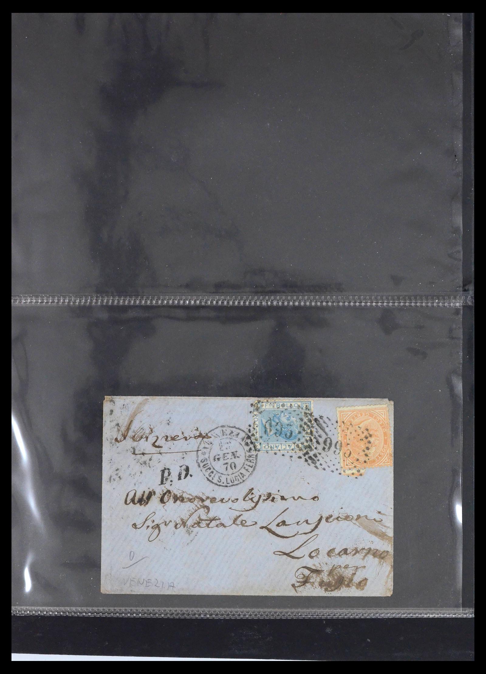 39441 0014 - Stamp collection 39441 Switzerland covers from 1870.