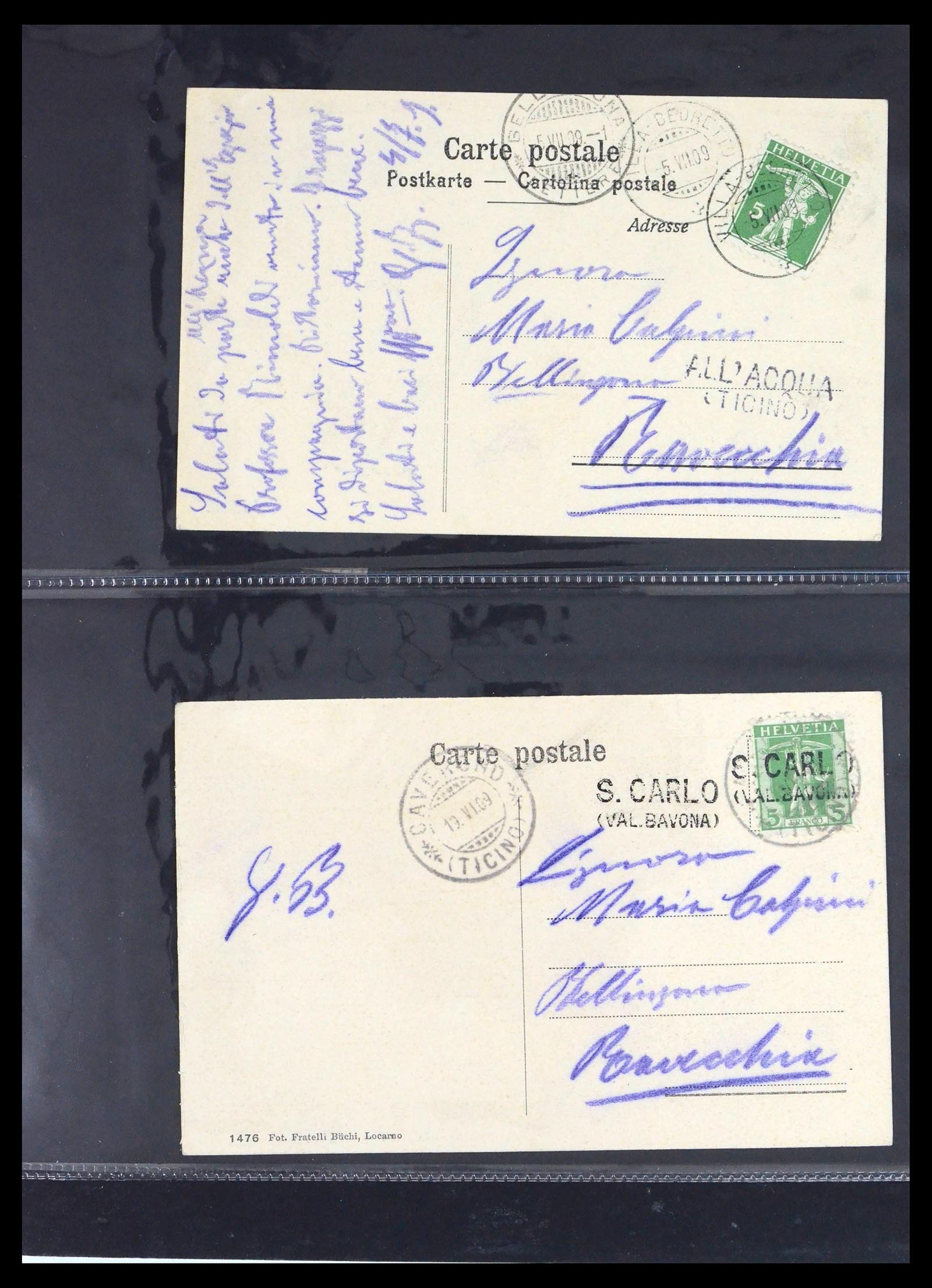 39441 0018 - Stamp collection 39441 Switzerland covers from 1870.