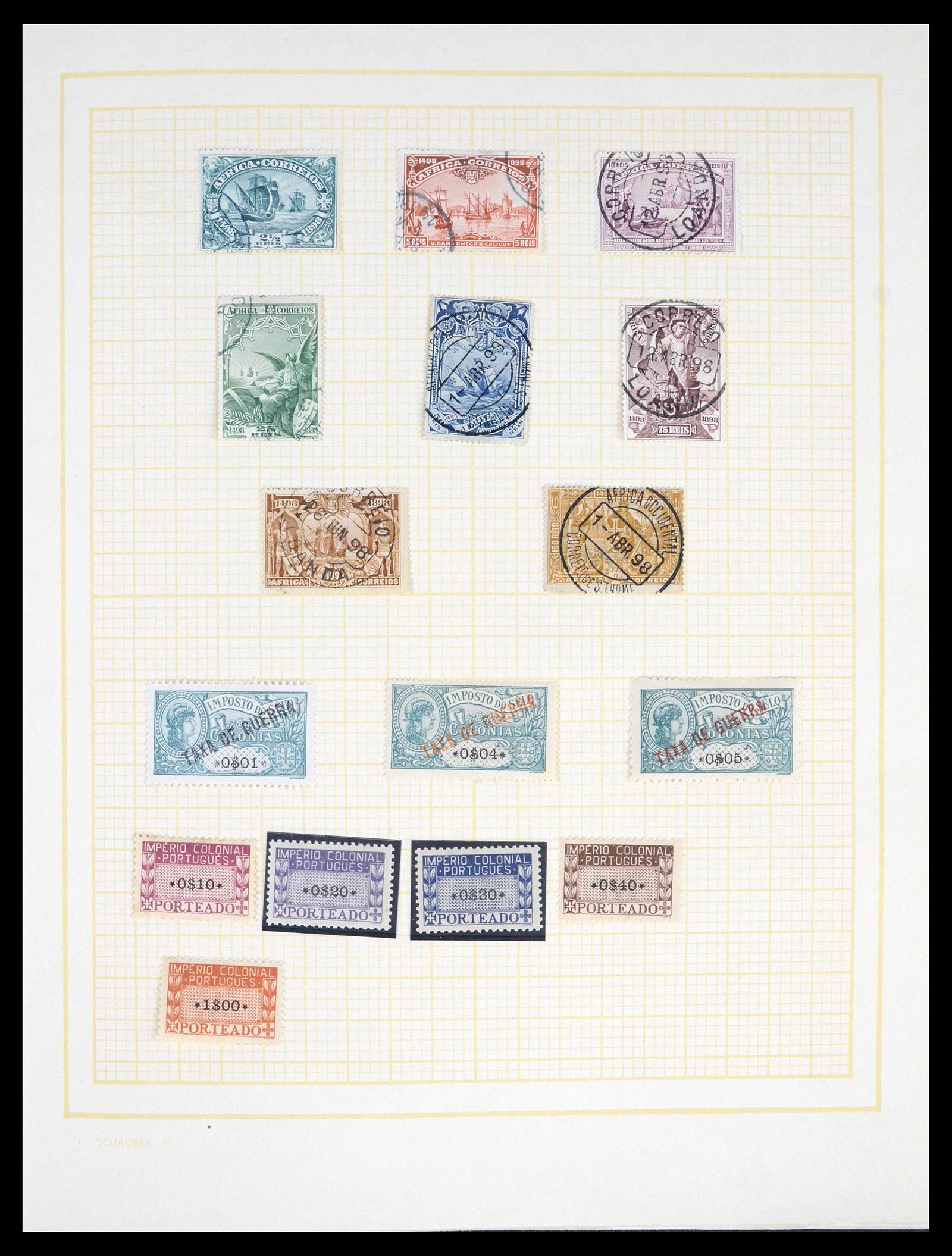 39442 0001 - Stamp collection 39442 Angola 1870-2002.