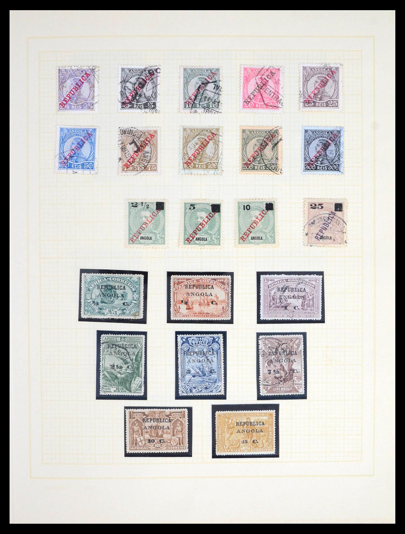 39442 0011 - Stamp collection 39442 Angola 1870-2002.