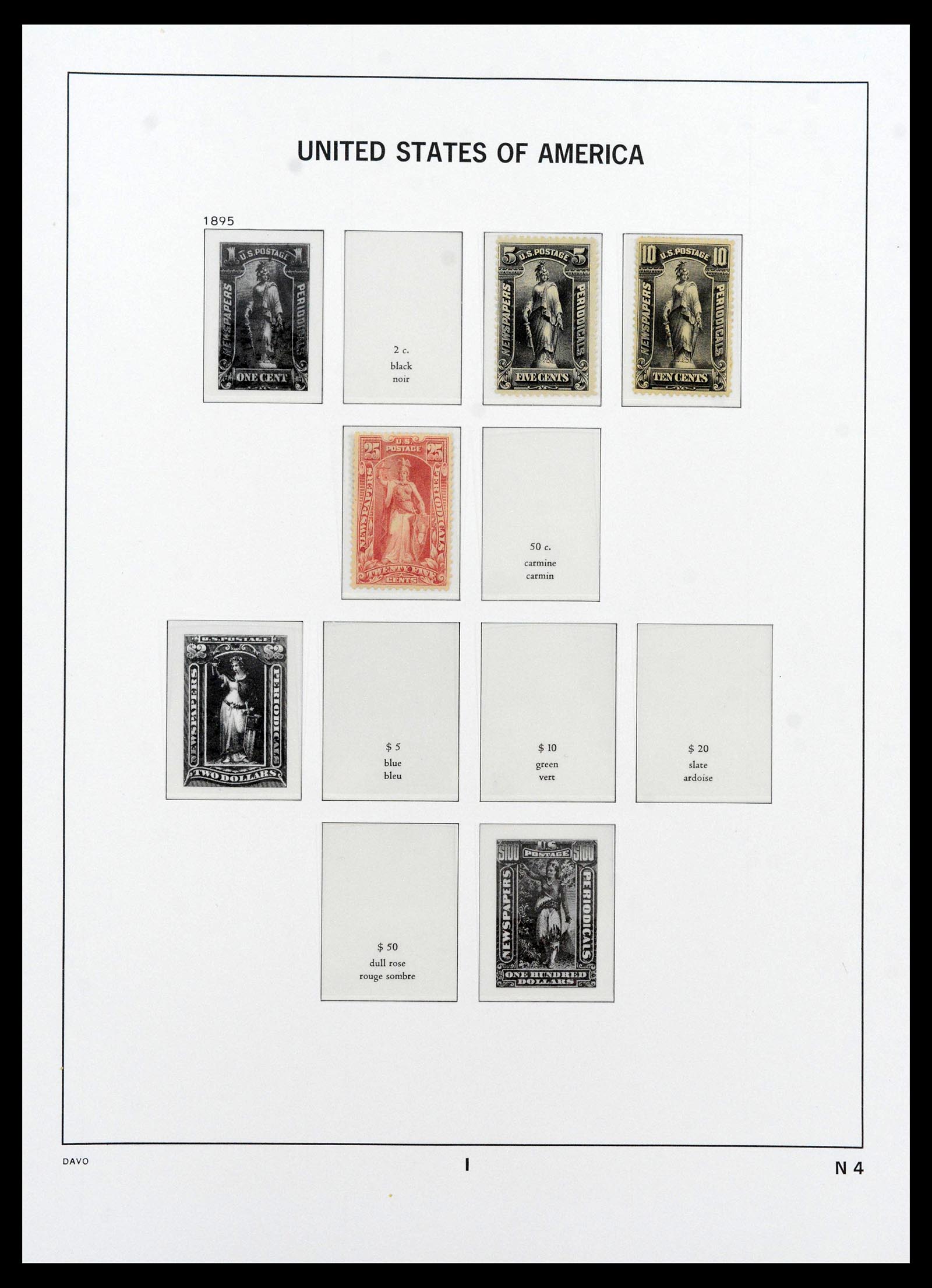 39443 0065 - Postzegelverzameling 39443 USA 1851-1976.