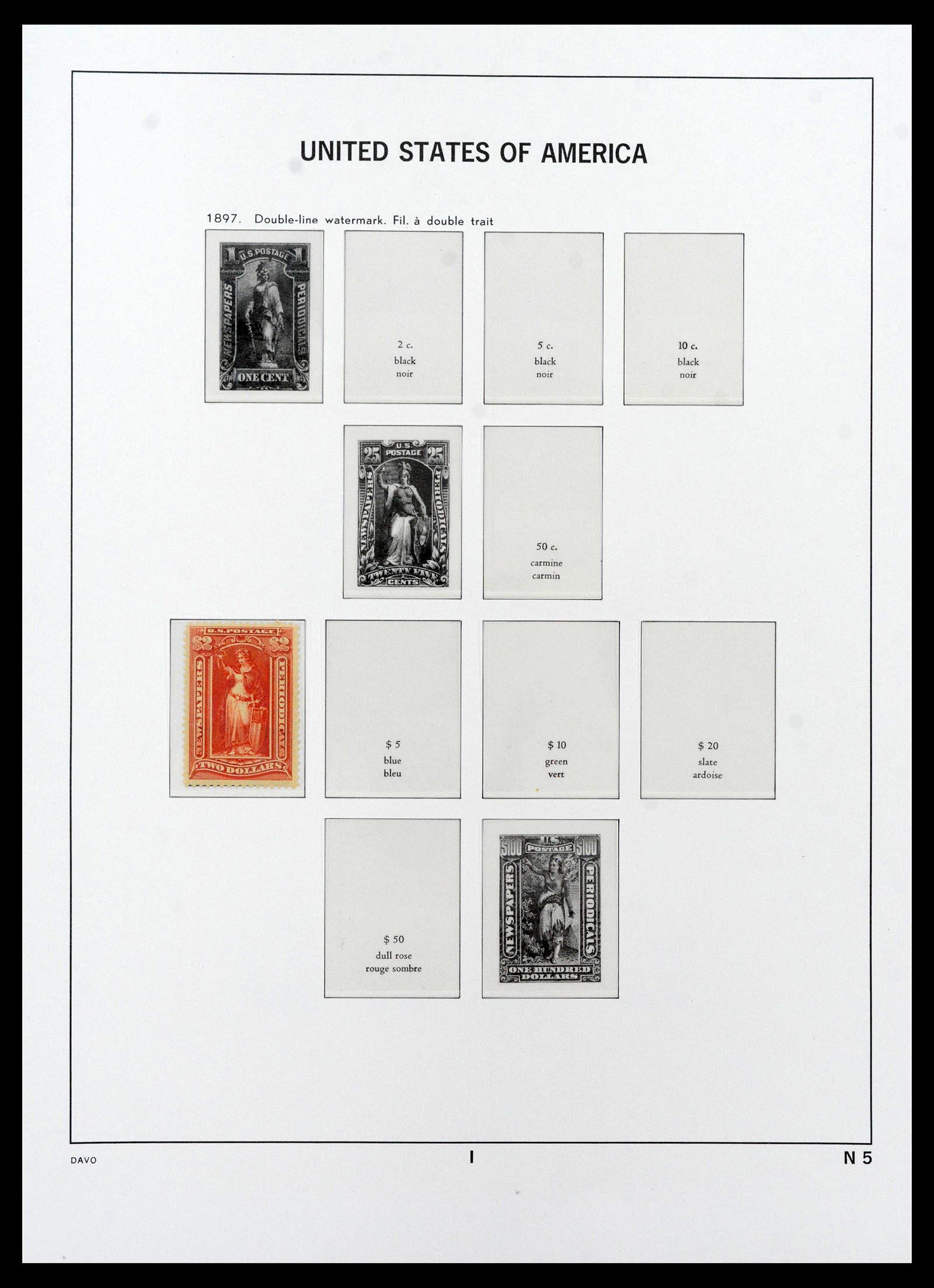 39443 0066 - Postzegelverzameling 39443 USA 1851-1976.