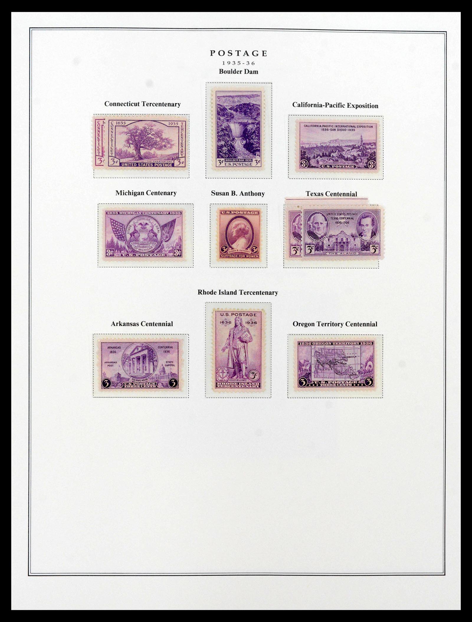 39443 0069 - Postzegelverzameling 39443 USA 1851-1976.