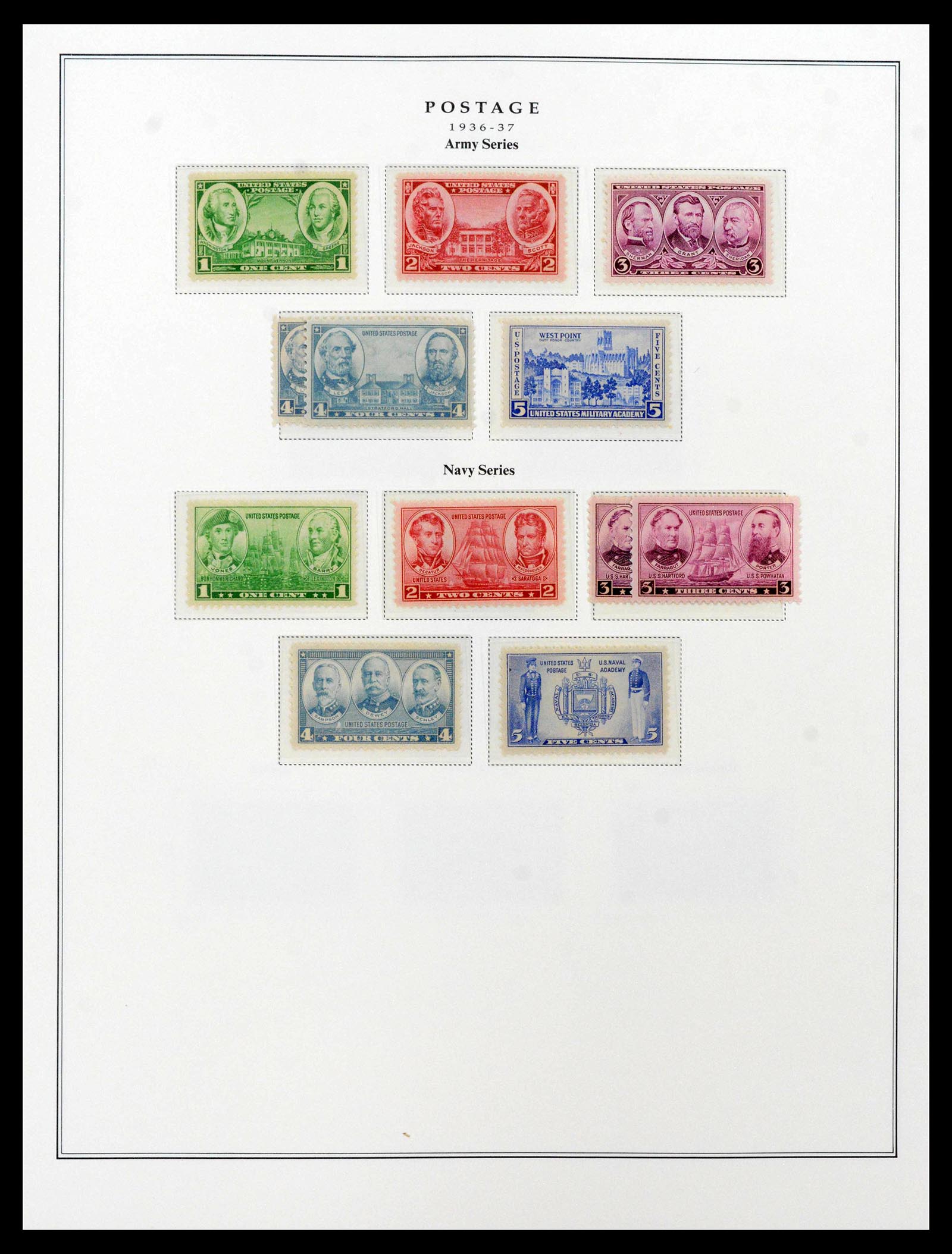 39443 0071 - Postzegelverzameling 39443 USA 1851-1976.